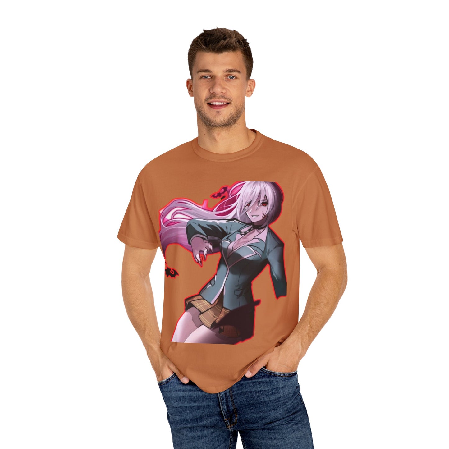 Anime-Themed T-Shirt Featuring Bold Artwork
