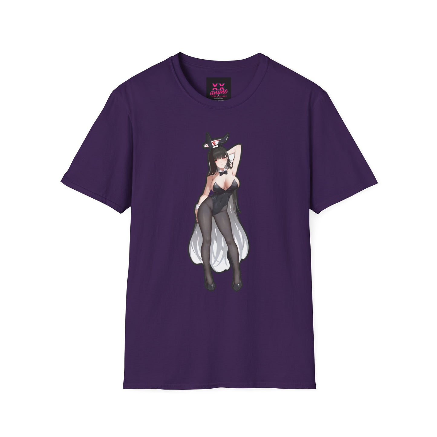Anime-Inspired Witchy lewd bunny 2 T-Shirt: Spooky Season Vibe, Perfect for Comic Con, Halloween Party, or Casual Wear, Unisex Softstyle Tee, [...]