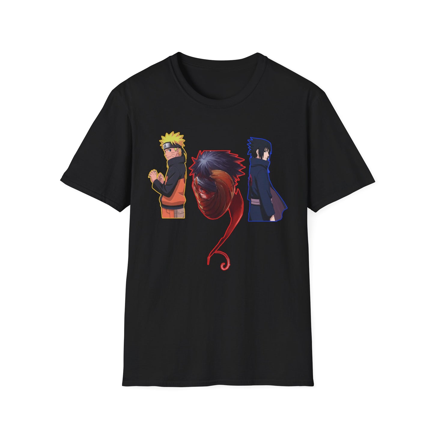 Anime-Inspired Naruto 5 Unisex Softstyle T-Shirt, Graphic Tee for Fans, Casual Wear, Gift for Birthdays, Cosplay, and Conventions