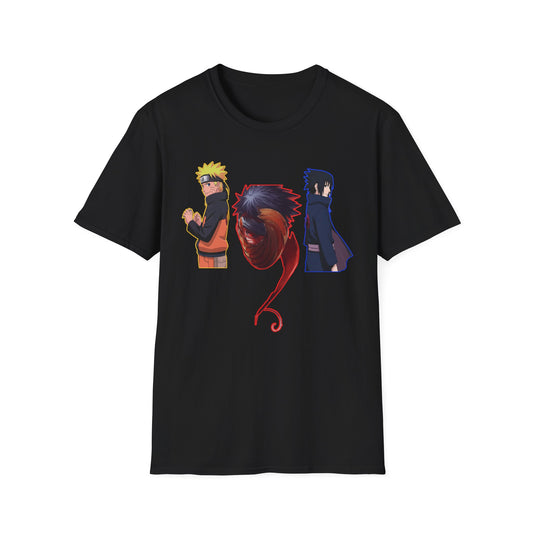 Anime-Inspired Naruto 5 Unisex Softstyle T-Shirt, Graphic Tee for Fans, Casual Wear, Gift for Birthdays, Cosplay, and Conventions