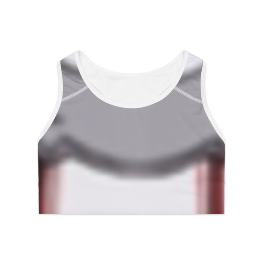 Sporty AOP sword style Asuna cosplaySports Bra for Active Women, Stylish Workout Essential, Gym Gear, Exercise Apparel, Fitness Bra