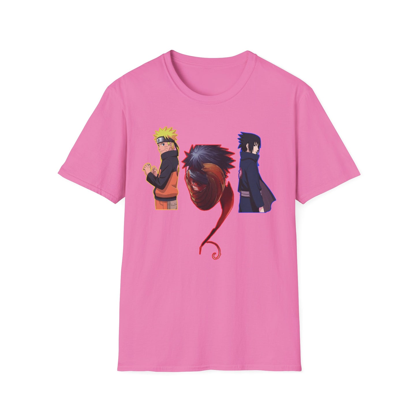 Anime-Inspired Naruto 5 Unisex Softstyle T-Shirt, Graphic Tee for Fans, Casual Wear, Gift for Birthdays, Cosplay, and Conventions