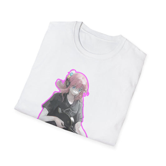 Cool Gamer Girl T-Shirt, Anime Tee, Unisex Softstyle Shirt for Game Lovers, Gift for Birthdays, Casual Wear, Fun Streetwear