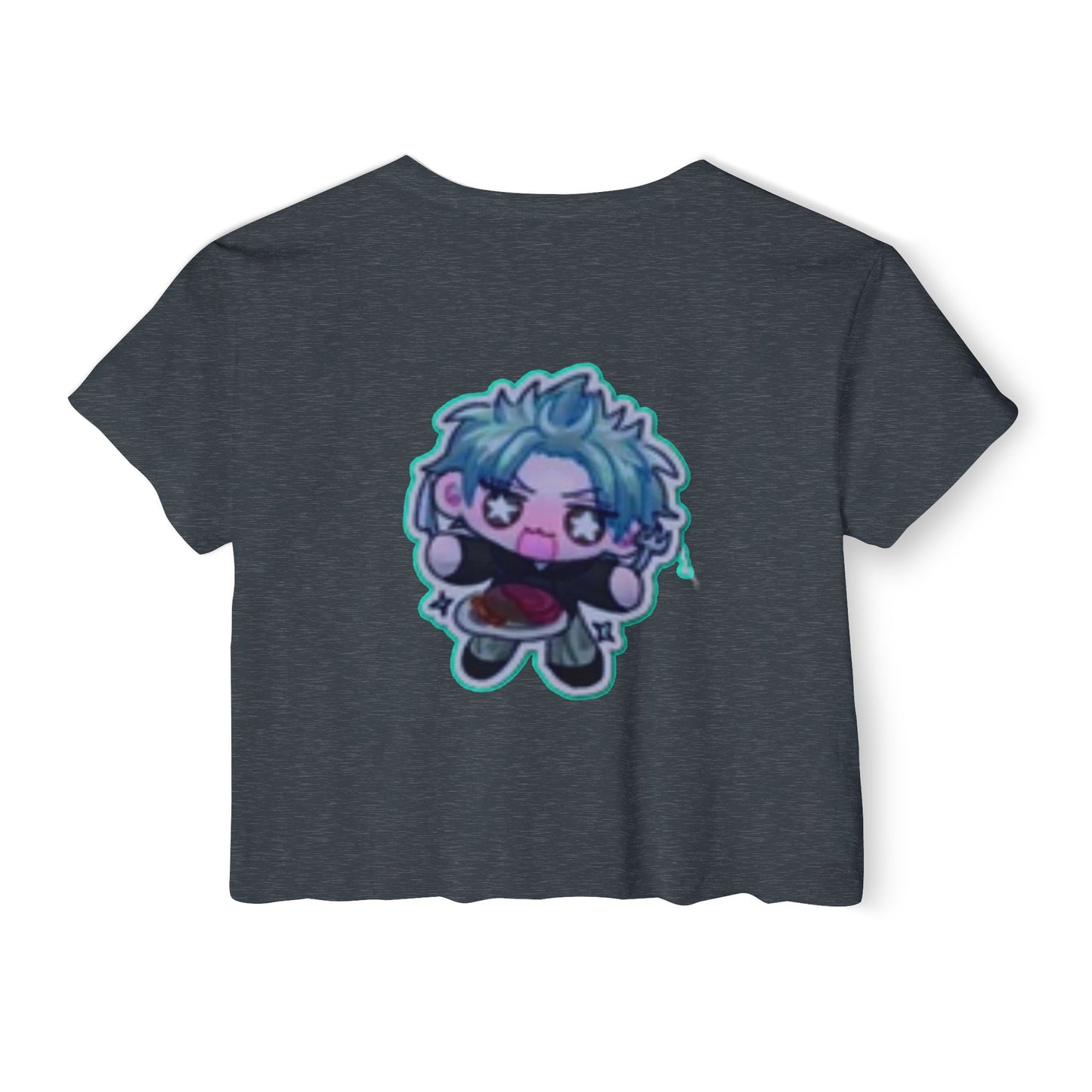 Trendy Women's initial D Festival Crop Top, Cute Graphic Tee, Summer Fashion, Festival Wear, Casual Street Style