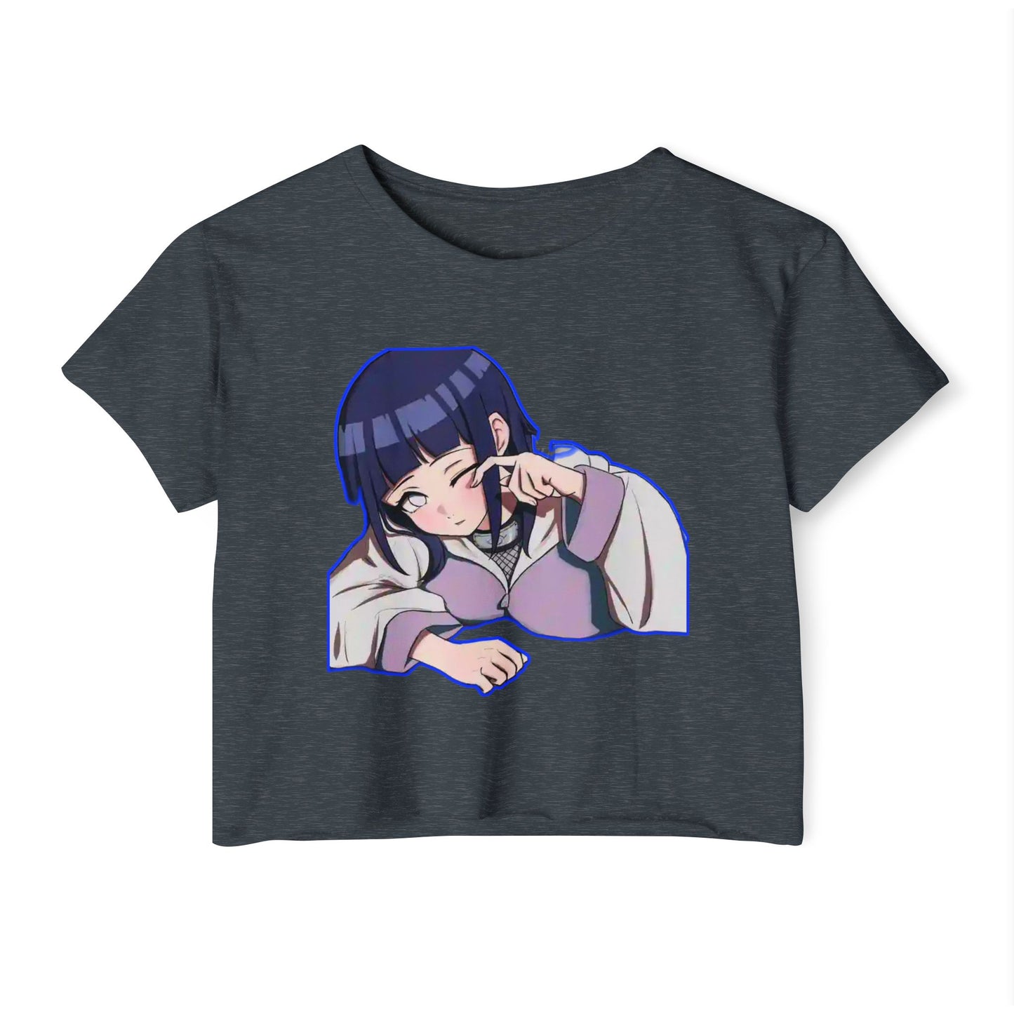 Women’s Festival Crop Naruto Top, Cute Anime Shirt, Casual Summer Tee, Trendy Graphic Top, Gifts for Her, Festival Wear