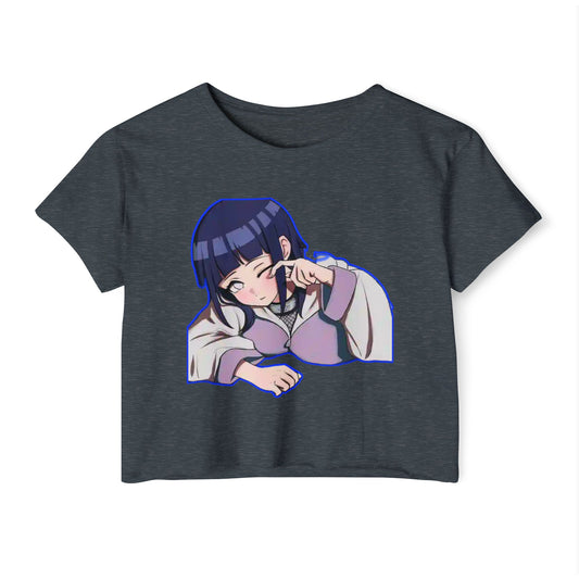 Women’s Festival Crop Naruto Top, Cute Anime Shirt, Casual Summer Tee, Trendy Graphic Top, Gifts for Her, Festival Wear