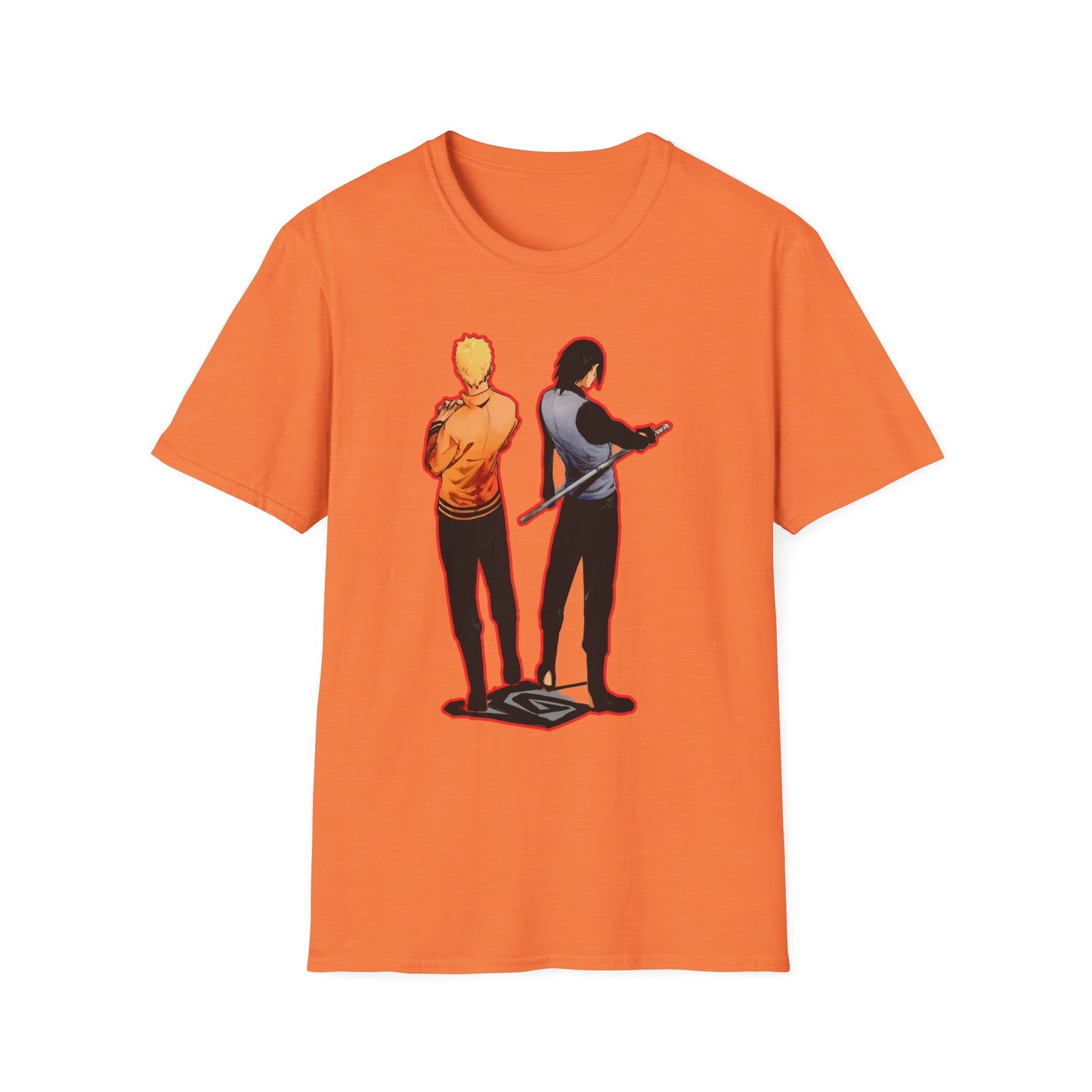 Dynamic Duo Naruto Unisex T-Shirt, Casual Graphic Tee, Perfect Gift for Friends, Birthday Apparel, Fan Merchandise