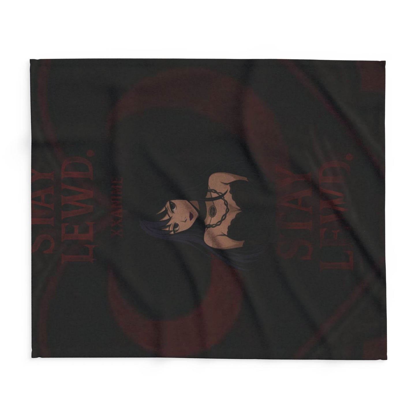 Stay Lewd Arctic Fleece Blanket, Cozy Throw for Home Decor, Perfect Gift for Fans, Gothic Aesthetic Blanket, Soft Bedding for All Seasons