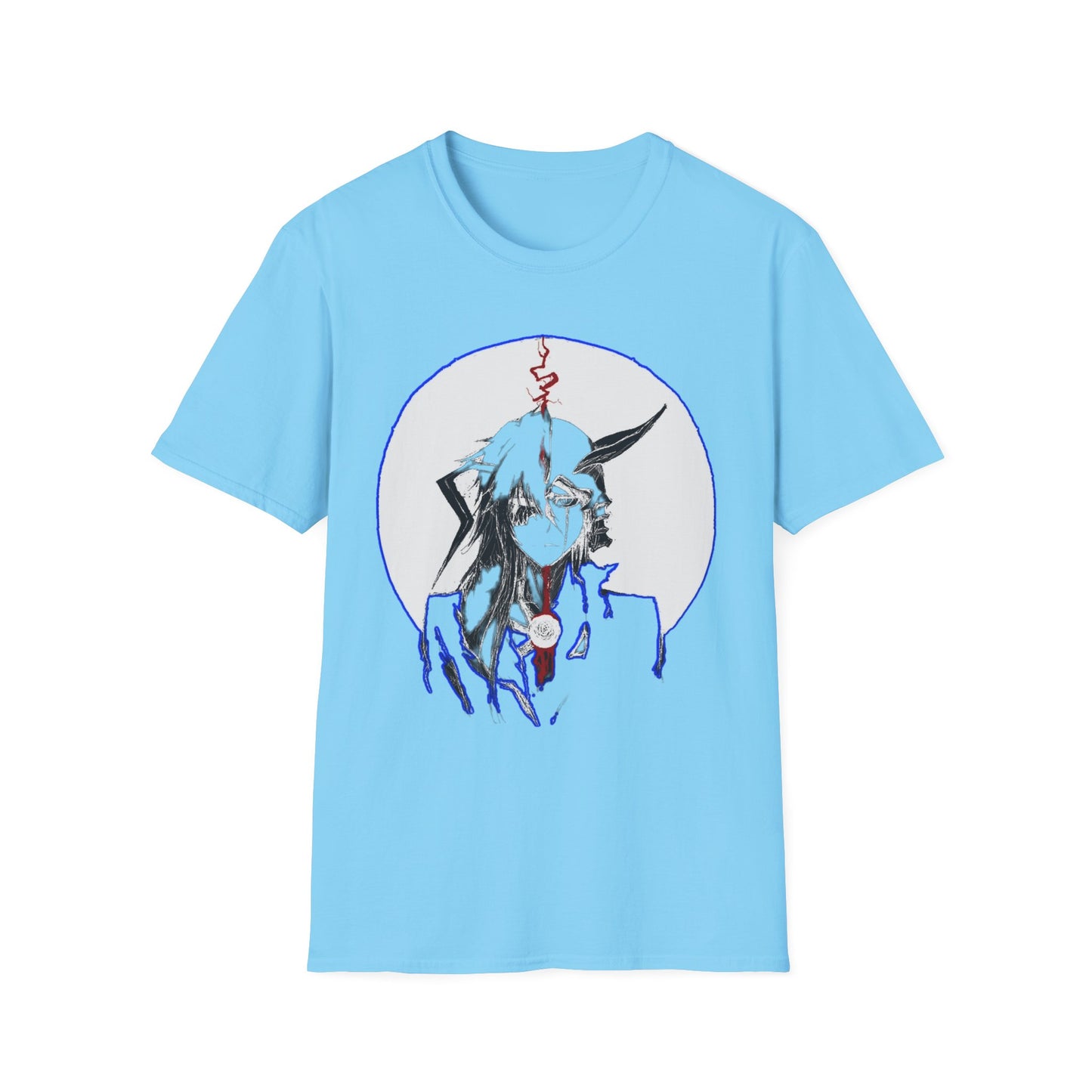 Anime-Inspired bleach 2 Unisex Softstyle T-Shirt, Comfortable Graphic Tee, Casual Wear, Gift for Anime Fans, Lightweight Summer Fashion