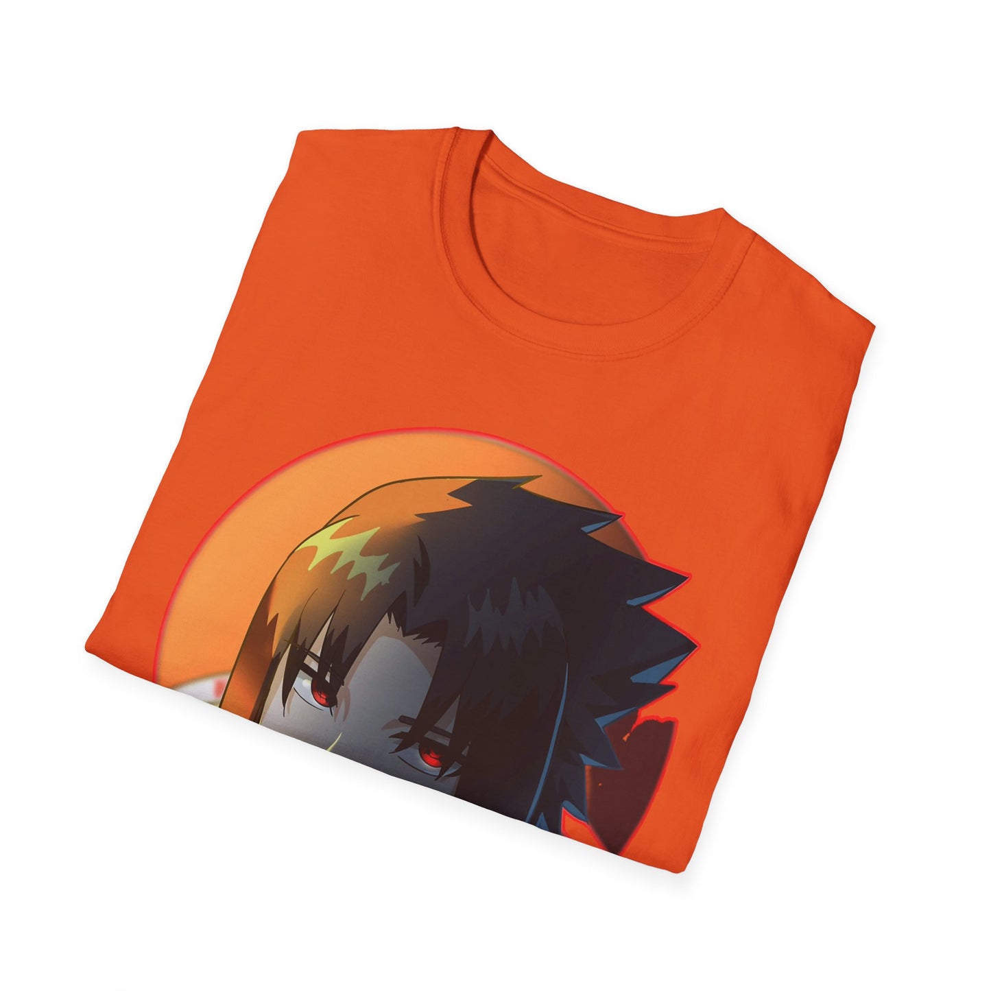 Anime-Inspired naruto Unisex Softstyle T-Shirt with Cool Character Design, Graphic Tee for Fans, Perfect for Gifts, Casual Wear, Unisex Apparel