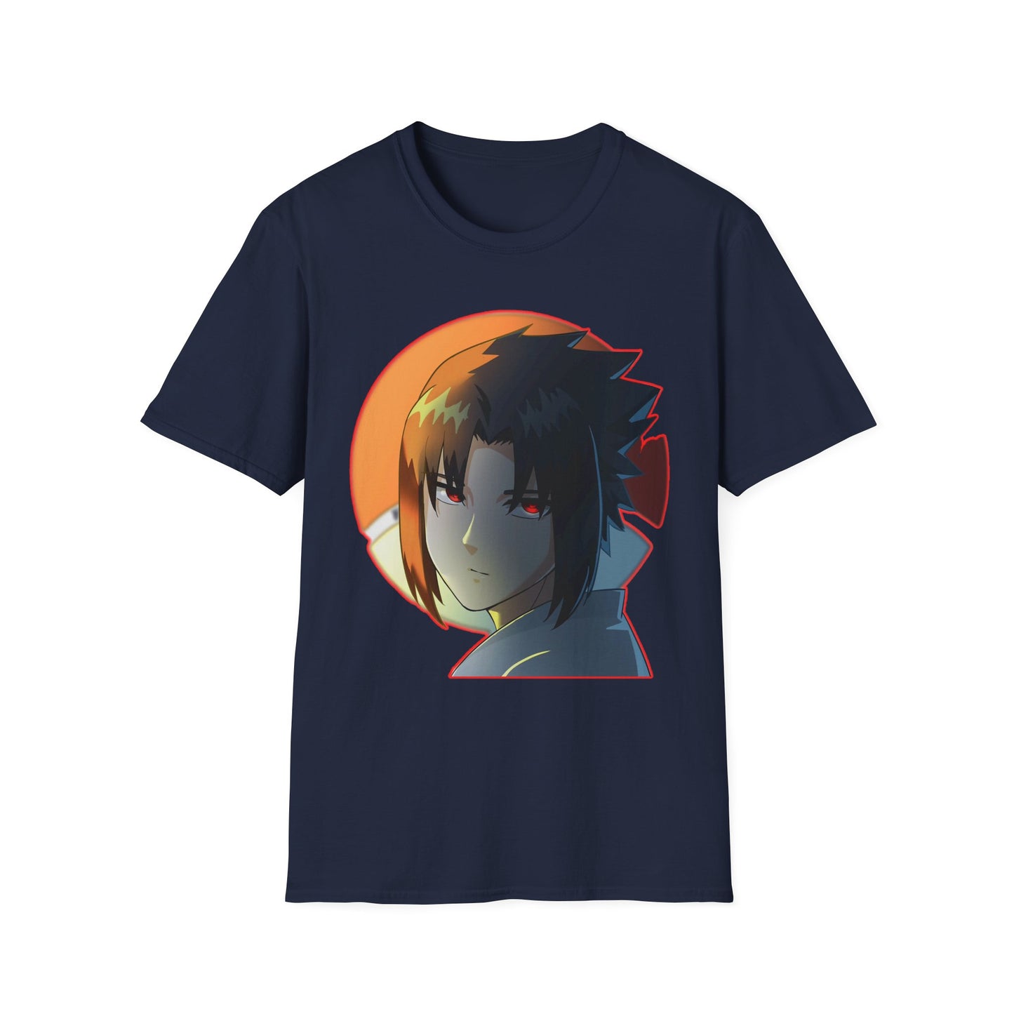 Anime-Inspired naruto Unisex Softstyle T-Shirt with Cool Character Design, Graphic Tee for Fans, Perfect for Gifts, Casual Wear, Unisex Apparel