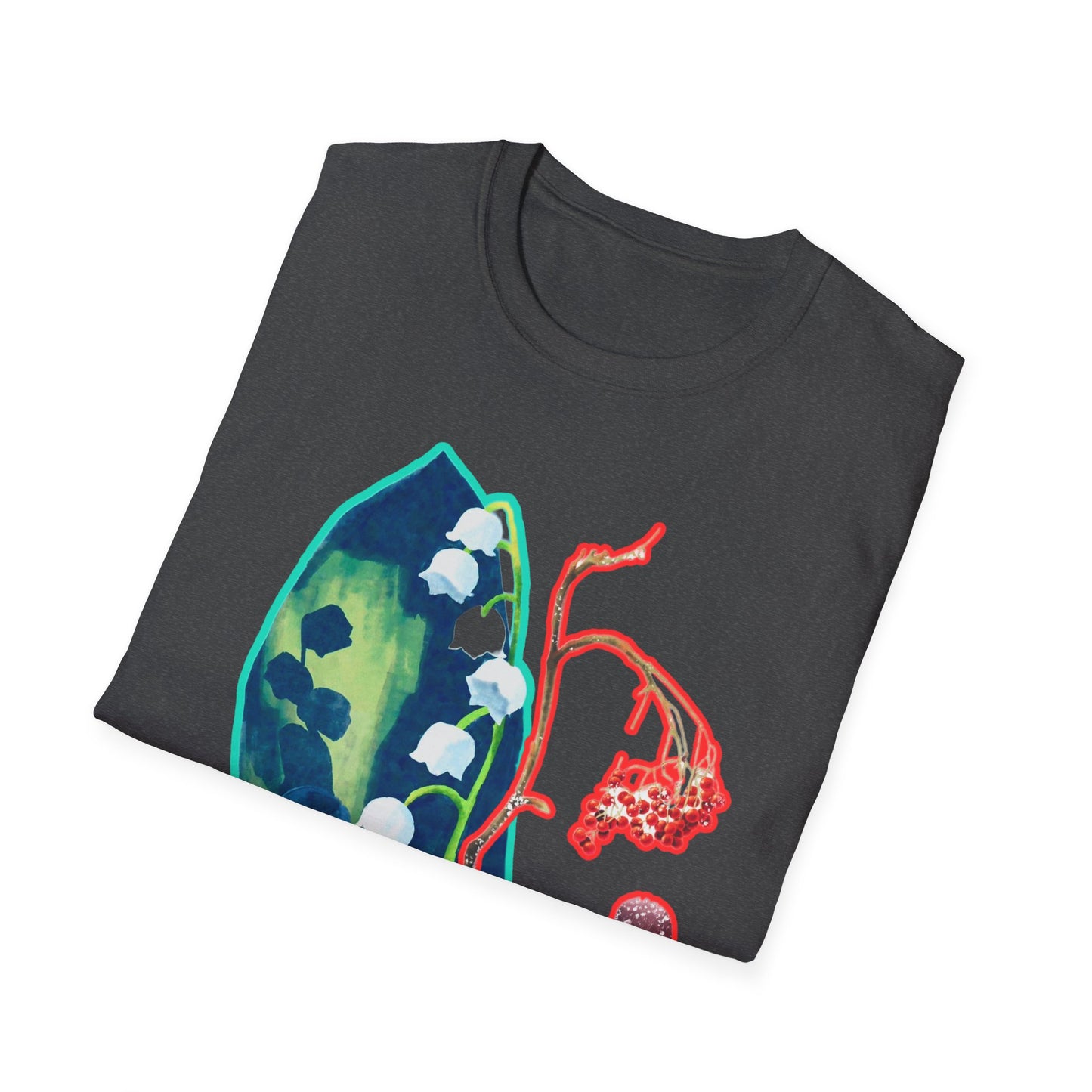 Artistic Unisex erased 5 Softstyle T-Shirt | Unique Graphic Tee, Gift for Art Lovers, Trendy Fashion, Everyday Wear, Creative Style