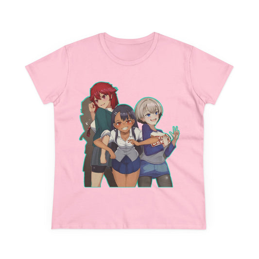 Anime-Inspired Tomo chan is a girl Women's Cotton Tee, Casual Graphic Shirt, Cosplay Tee, Gift for Anime Fans, Cute Manga Shirt