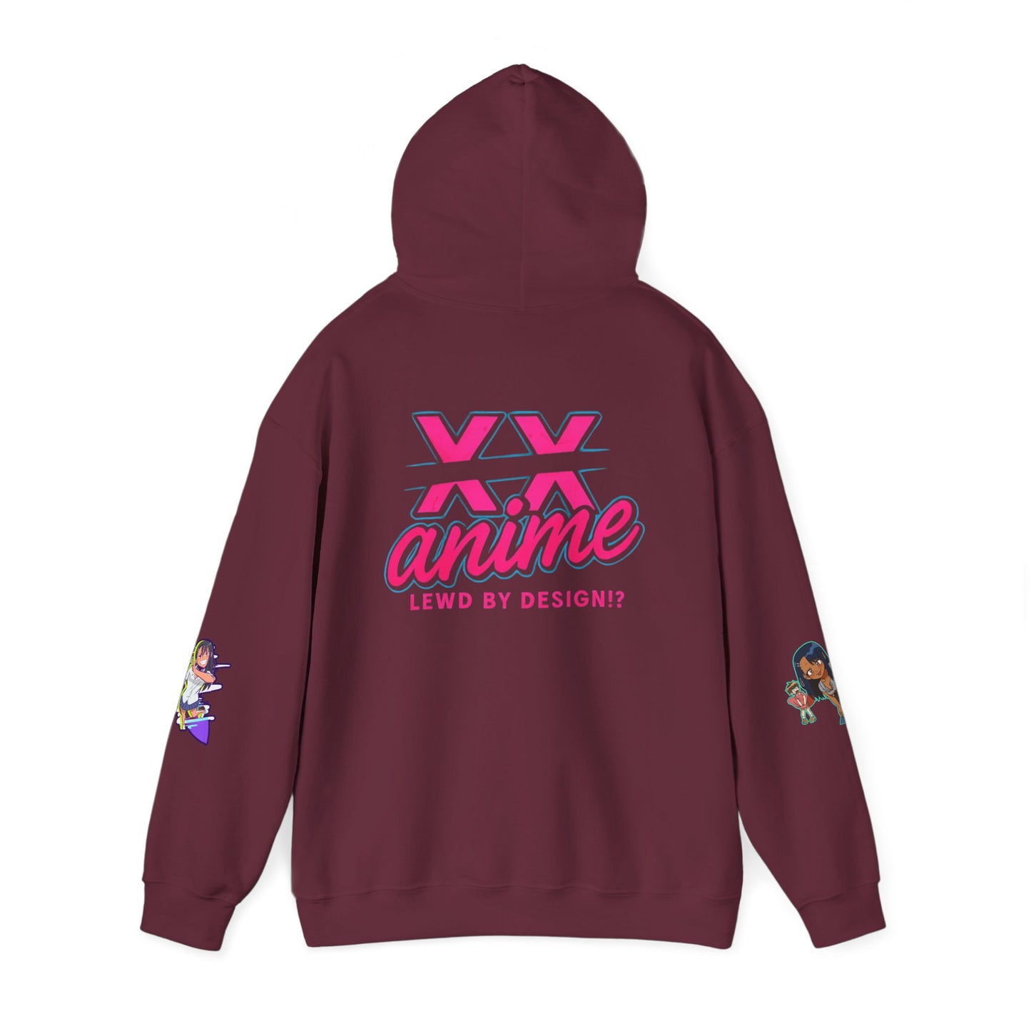 Anime-Themed Hoodie with Playful Graphics, Gift for Anime Fans, Cozy Lounge Wear, Casual Streetwear, Unique Gift Idea
