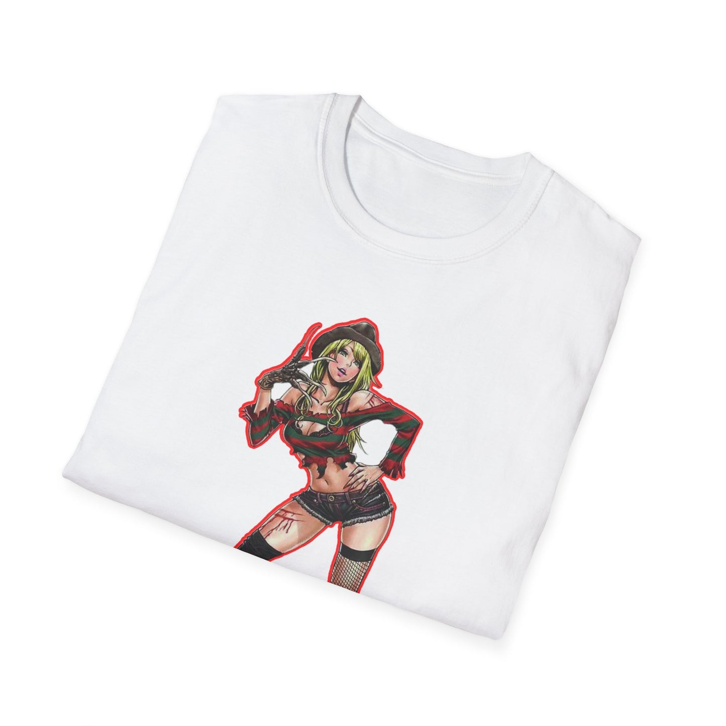 Spooky season masters of horror 1 Unisex Softstyle T-Shirt, Fun Graphic Tee, Halloween Costume, Comic Con Apparel, Gift for Superhero Fans