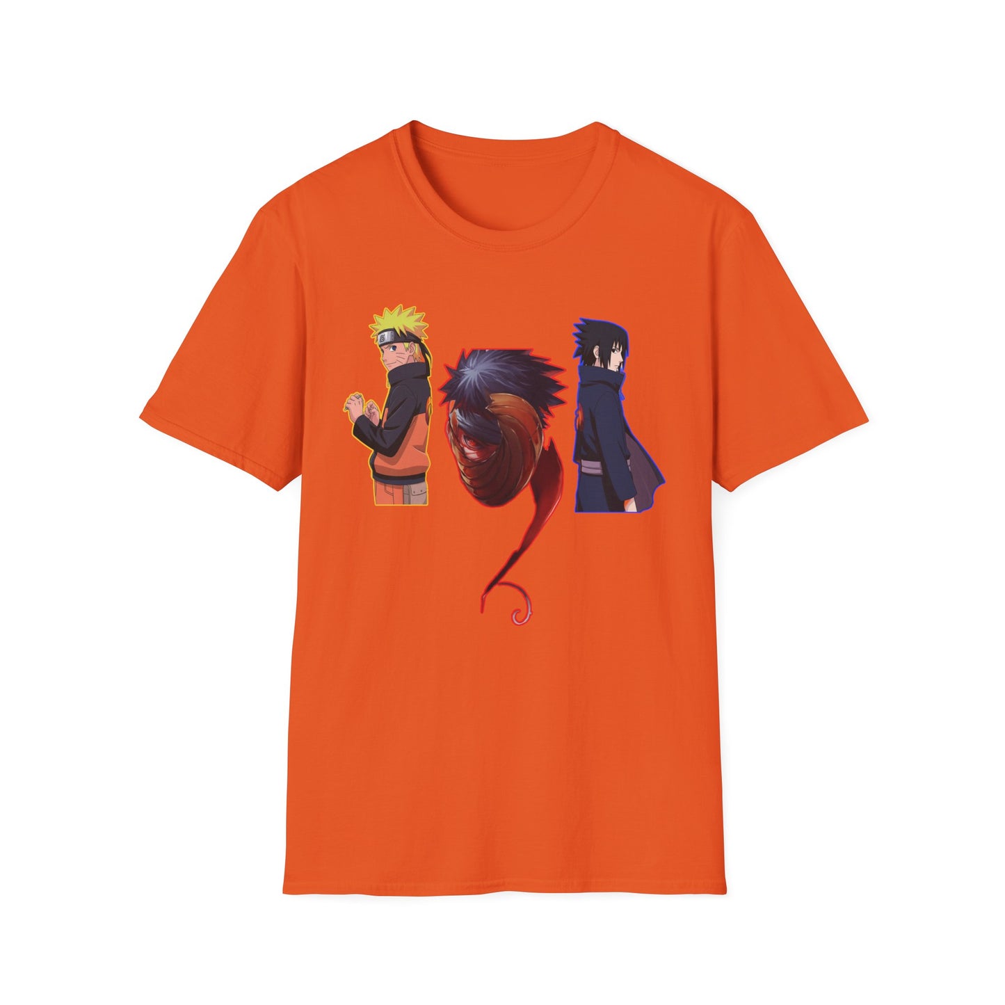 Anime-Inspired Naruto 5 Unisex Softstyle T-Shirt, Graphic Tee for Fans, Casual Wear, Gift for Birthdays, Cosplay, and Conventions