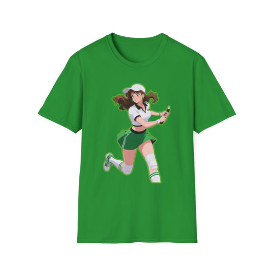 Playful Anime sailor moon 4 Character T-Shirt, Unisex Softstyle Tee, Casual Graphic Shirt, Gift for Anime Lovers, Fun Everyday Wear, Otaku Merchandise
