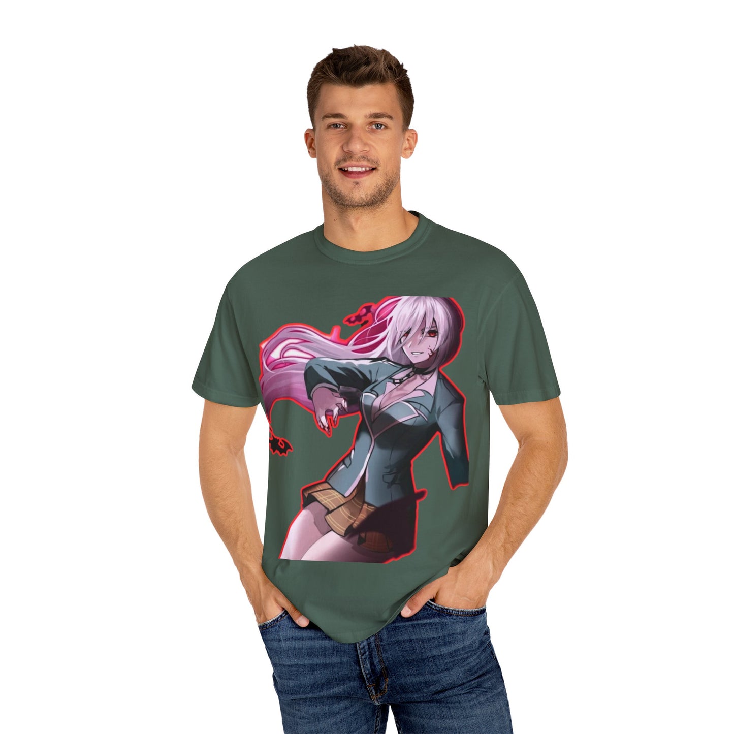 Anime-Themed T-Shirt Featuring Bold Artwork