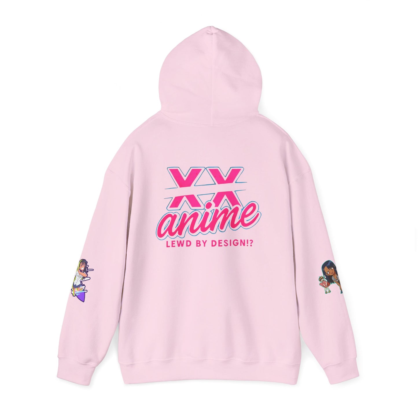 Anime-Themed Hoodie with Playful Graphics, Gift for Anime Fans, Cozy Lounge Wear, Casual Streetwear, Unique Gift Idea