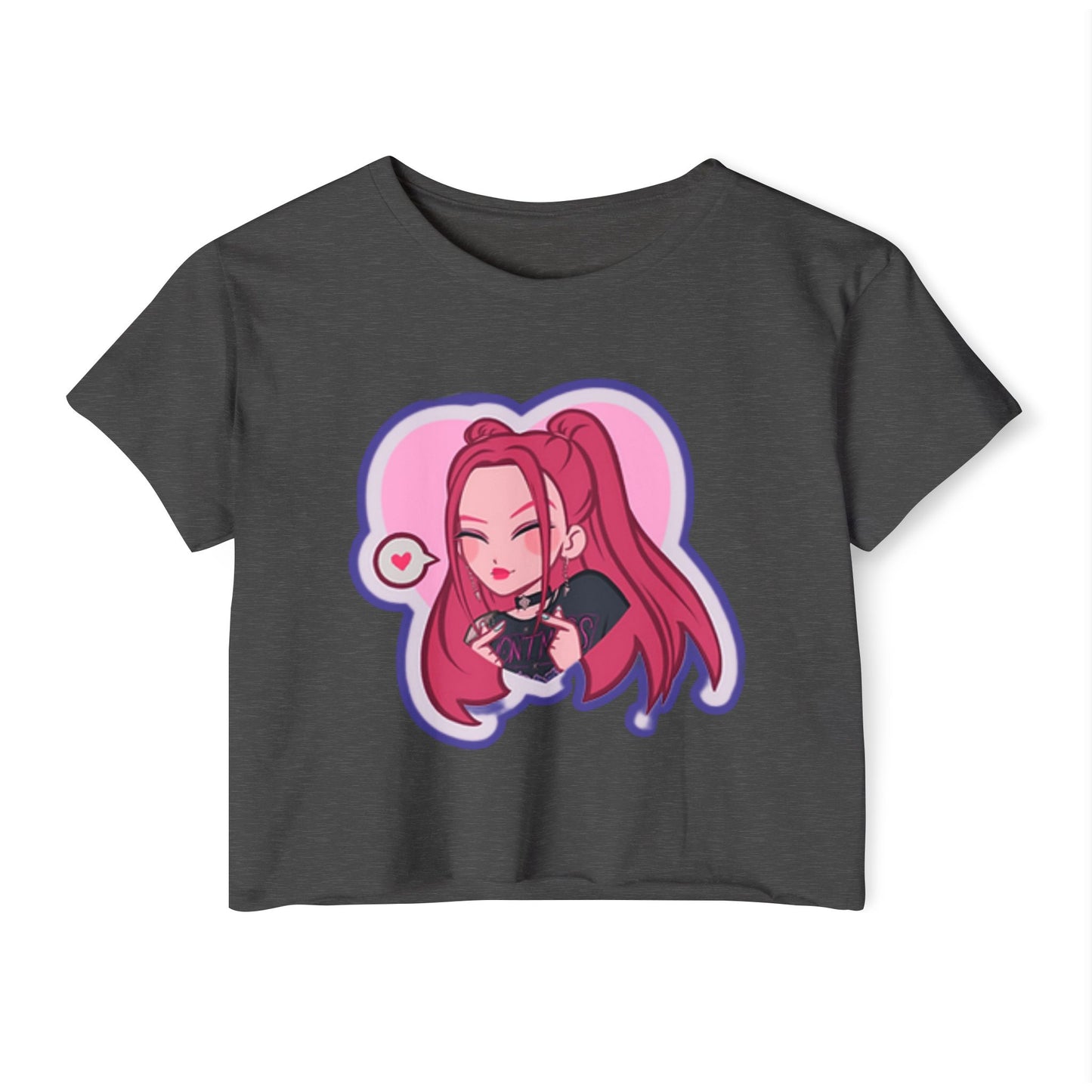 Idol style 3 Women's Festival Crop Top - Trendy, Summer Fashion, Festival Wear, Cute Outfit, Street Style