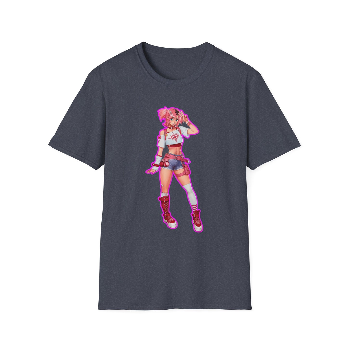 Vibrant Graphic spooky season fortnite 2Tee, Unisex Softstyle T-Shirt, Trendy Casual Wear, Perfect for Parties, Gift for Anime Lovers, Unique Statement Shirt