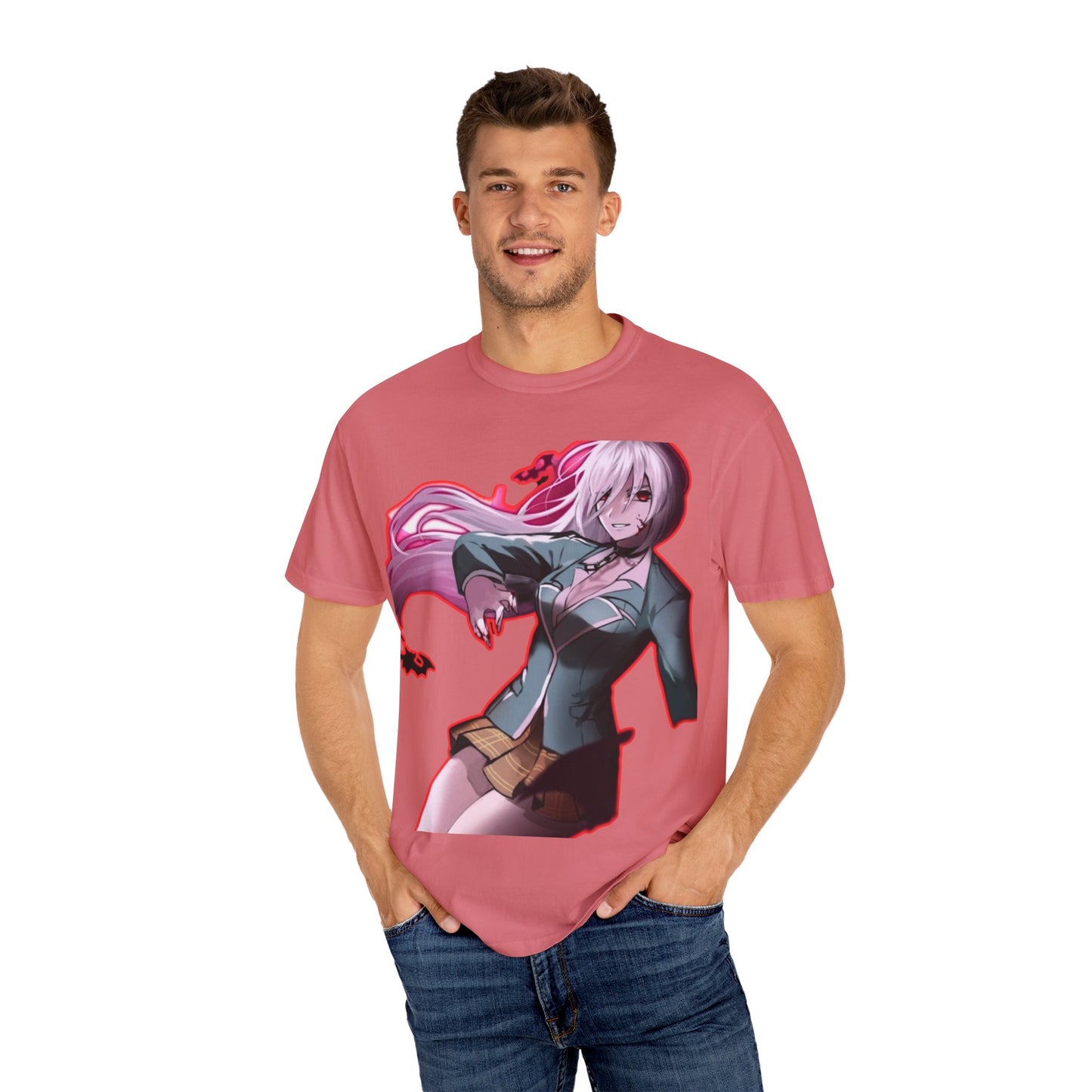 Anime-Themed T-Shirt Featuring Bold Artwork