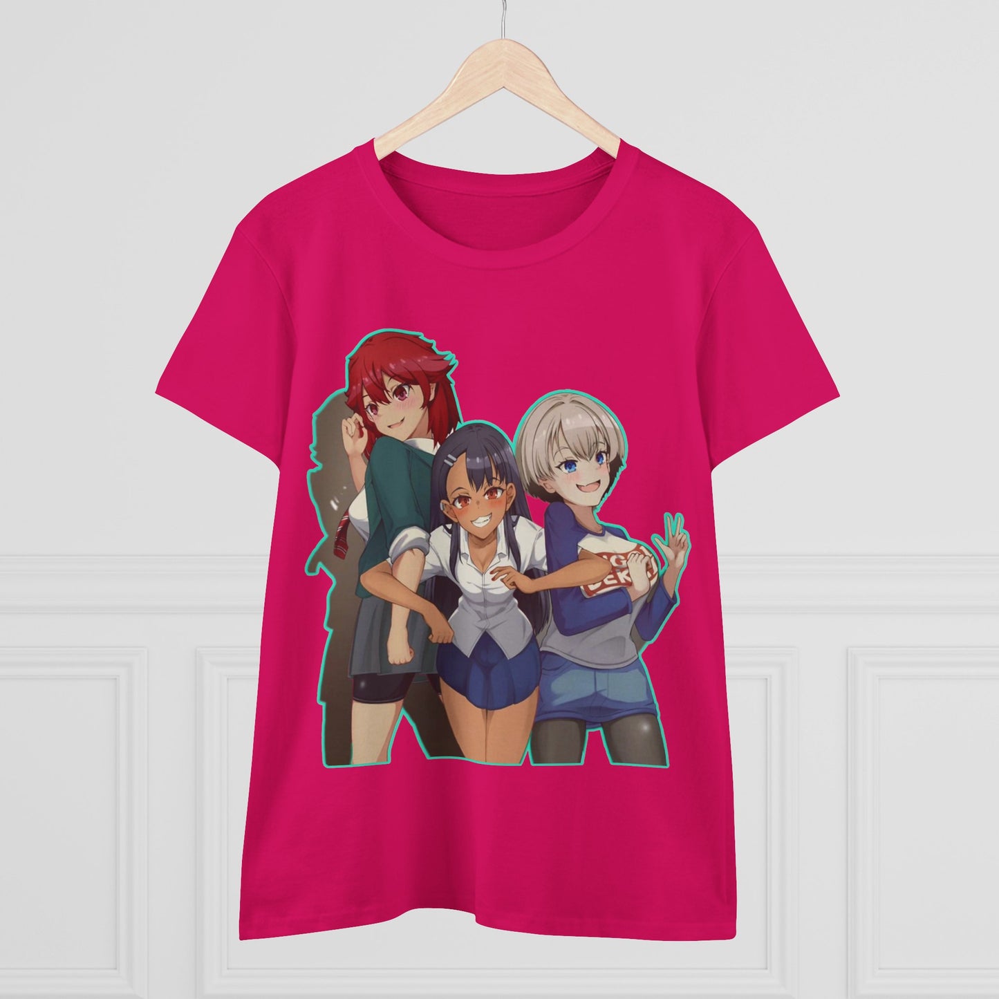 Anime-Inspired Tomo chan is a girl Women's Cotton Tee, Casual Graphic Shirt, Cosplay Tee, Gift for Anime Fans, Cute Manga Shirt
