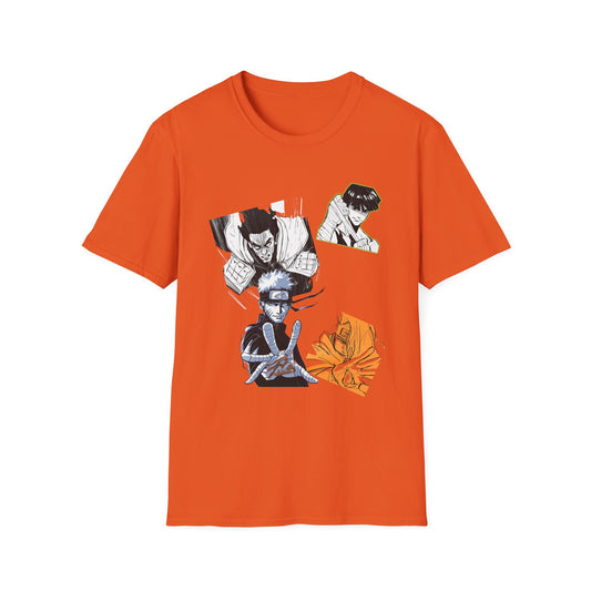 Ninja style Anime-Inspired Unisex T-Shirt, Graphic Tee for Fans, Perfect Gift for Birthdays or Conventions, Casual Wear, Softstyle Shirt