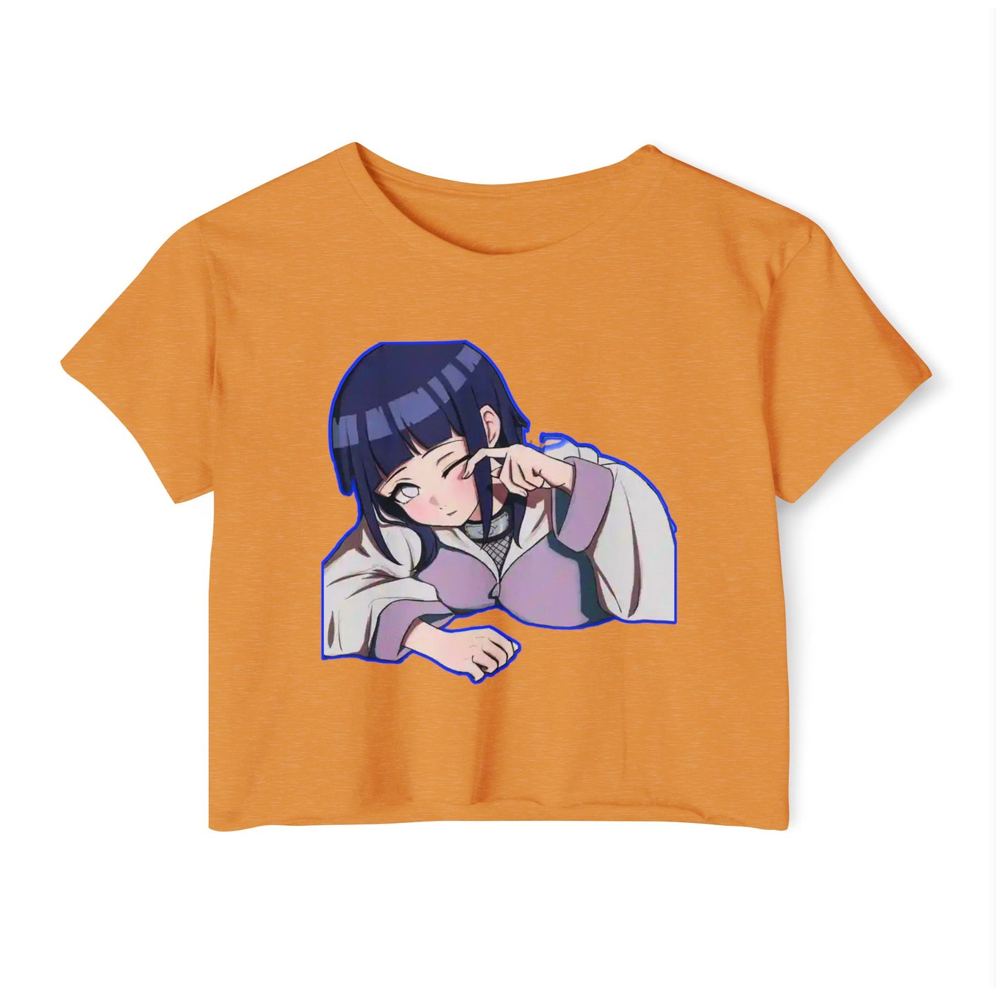 Women’s Festival Crop Naruto Top, Cute Anime Shirt, Casual Summer Tee, Trendy Graphic Top, Gifts for Her, Festival Wear