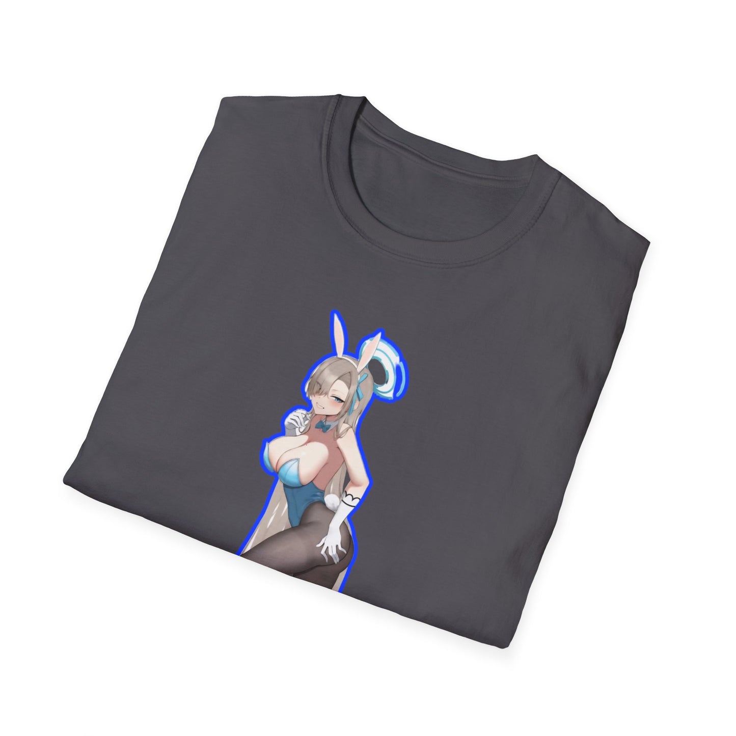 Cute Anime lewd style bunny 3-inspired Unisex T-Shirt with Playful Designs, Perfect for Niche Enthusiasts, Gift for Cosplay Events, Trendy Streetwear