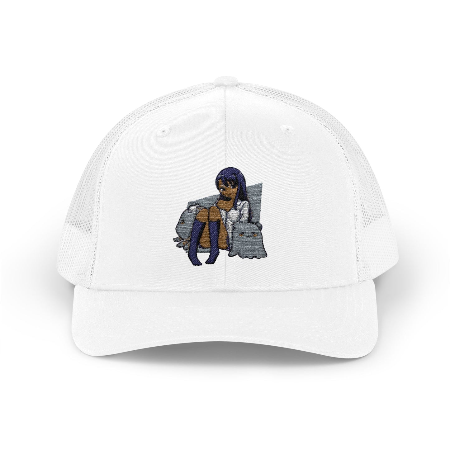 Chic Embroidered Snapback Trucker Cap, Stylish Hat for Women, Casual Fashion Accessory, Perfect Gift, Summer Vibes