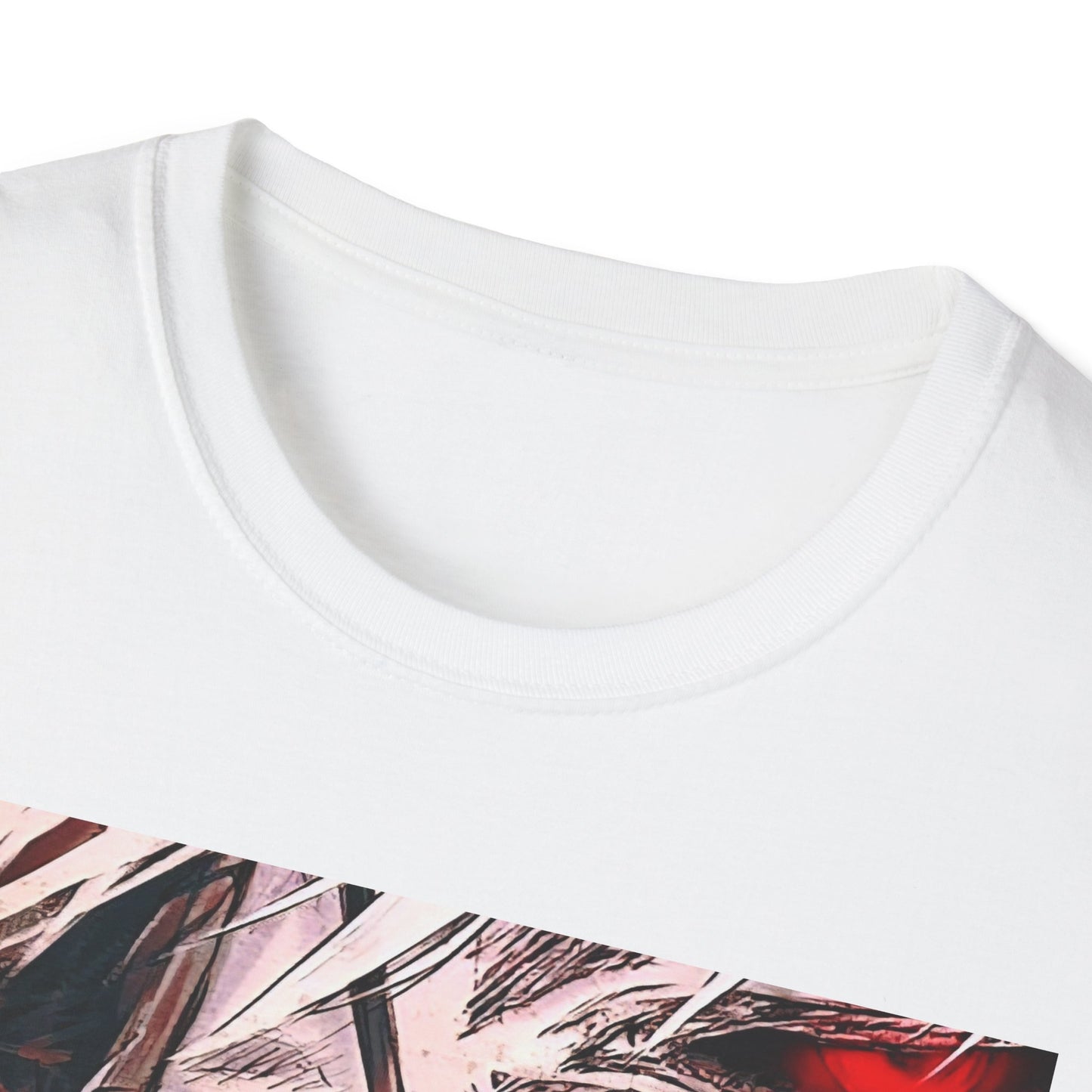 Anime-Inspired Graphic tokyo ghoul styleT-Shirt for Fans, Casual Wear, Birthday Gift, Unisex Softstyle Tee, Perfect for Conventions, Manga Enthusiasts