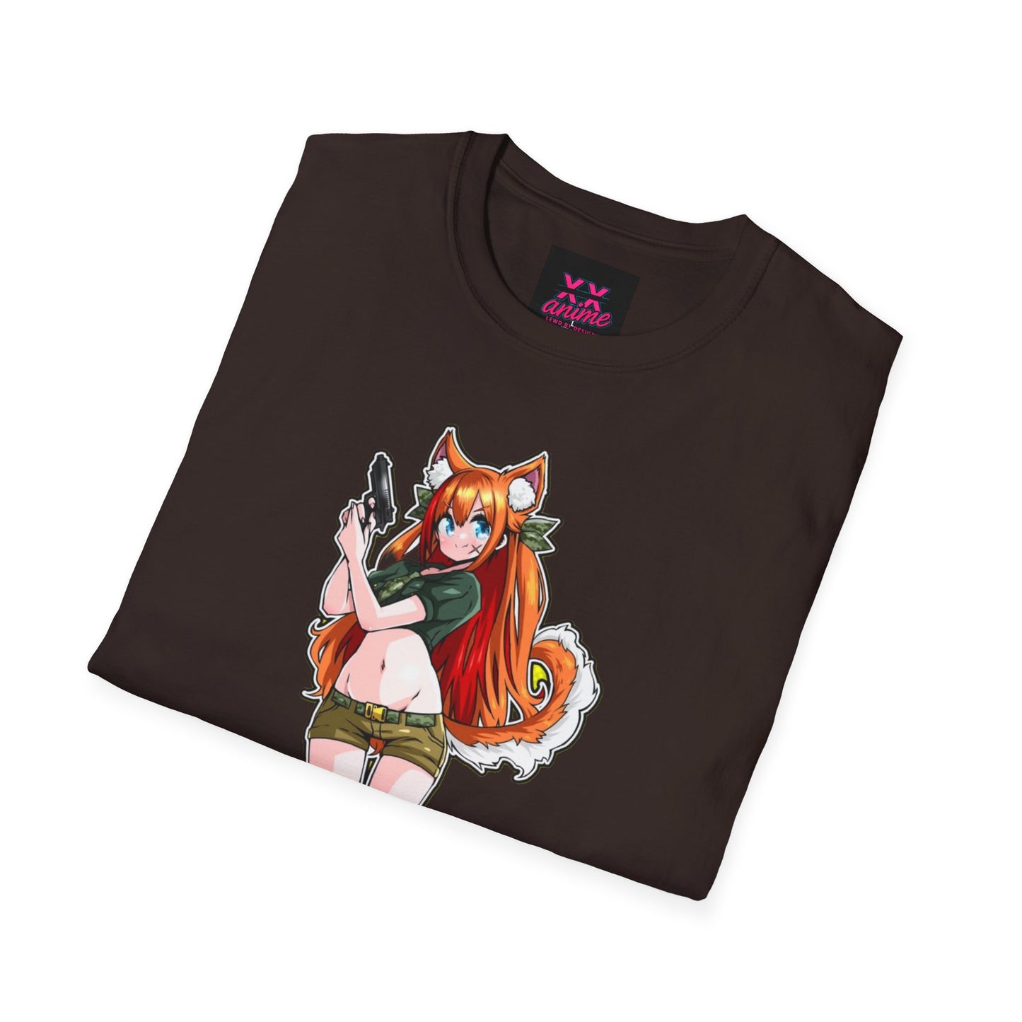 Anime lewd Graphic Tee, Casual Unisex T-Shirt, Trendy Character Shirt, Cute Gift for Anime Lovers, Streetwear for Fans