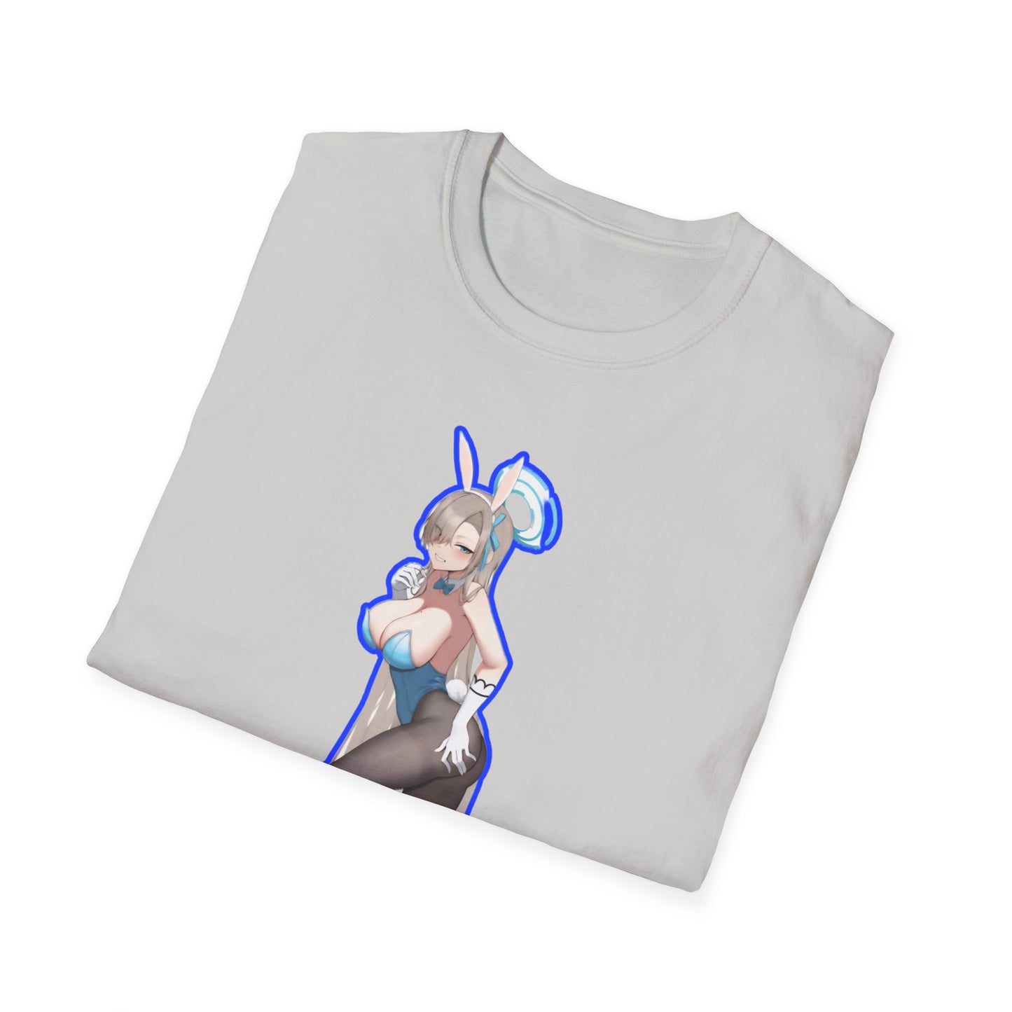 Cute Anime lewd style bunny 3-inspired Unisex T-Shirt with Playful Designs, Perfect for Niche Enthusiasts, Gift for Cosplay Events, Trendy Streetwear