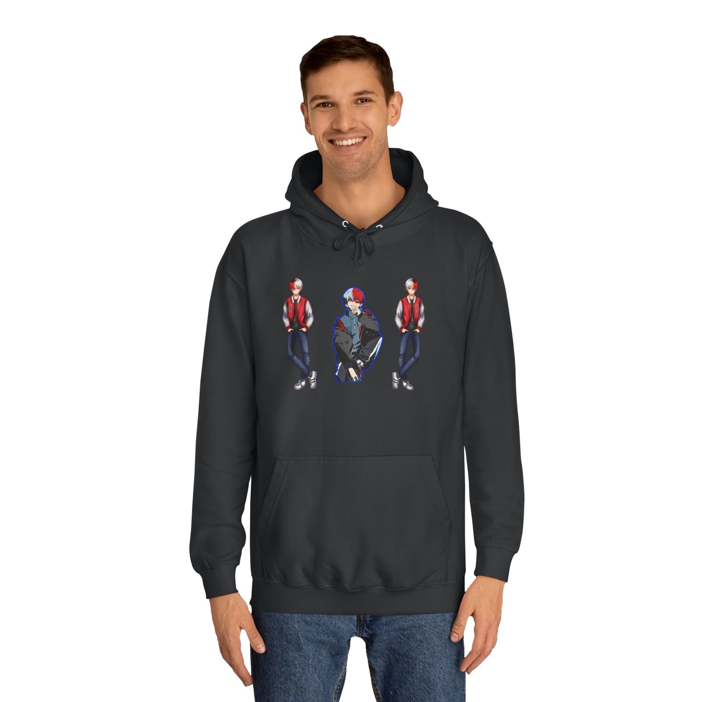 Hero school toto style Hoodie, Cozy Casual Wear, Gift for Students, Streetwear, Music Events, College Hoodie, Graphic Sweater