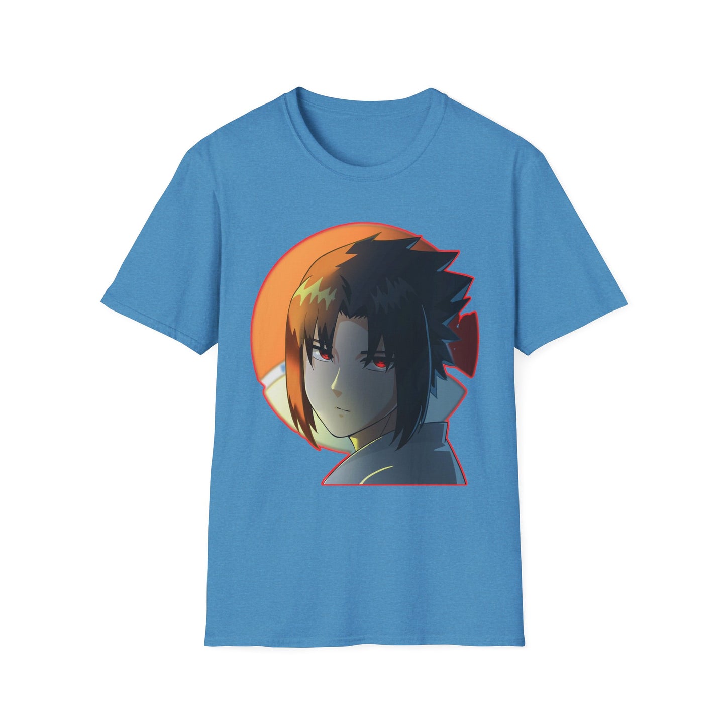 Anime-Inspired naruto Unisex Softstyle T-Shirt with Cool Character Design, Graphic Tee for Fans, Perfect for Gifts, Casual Wear, Unisex Apparel