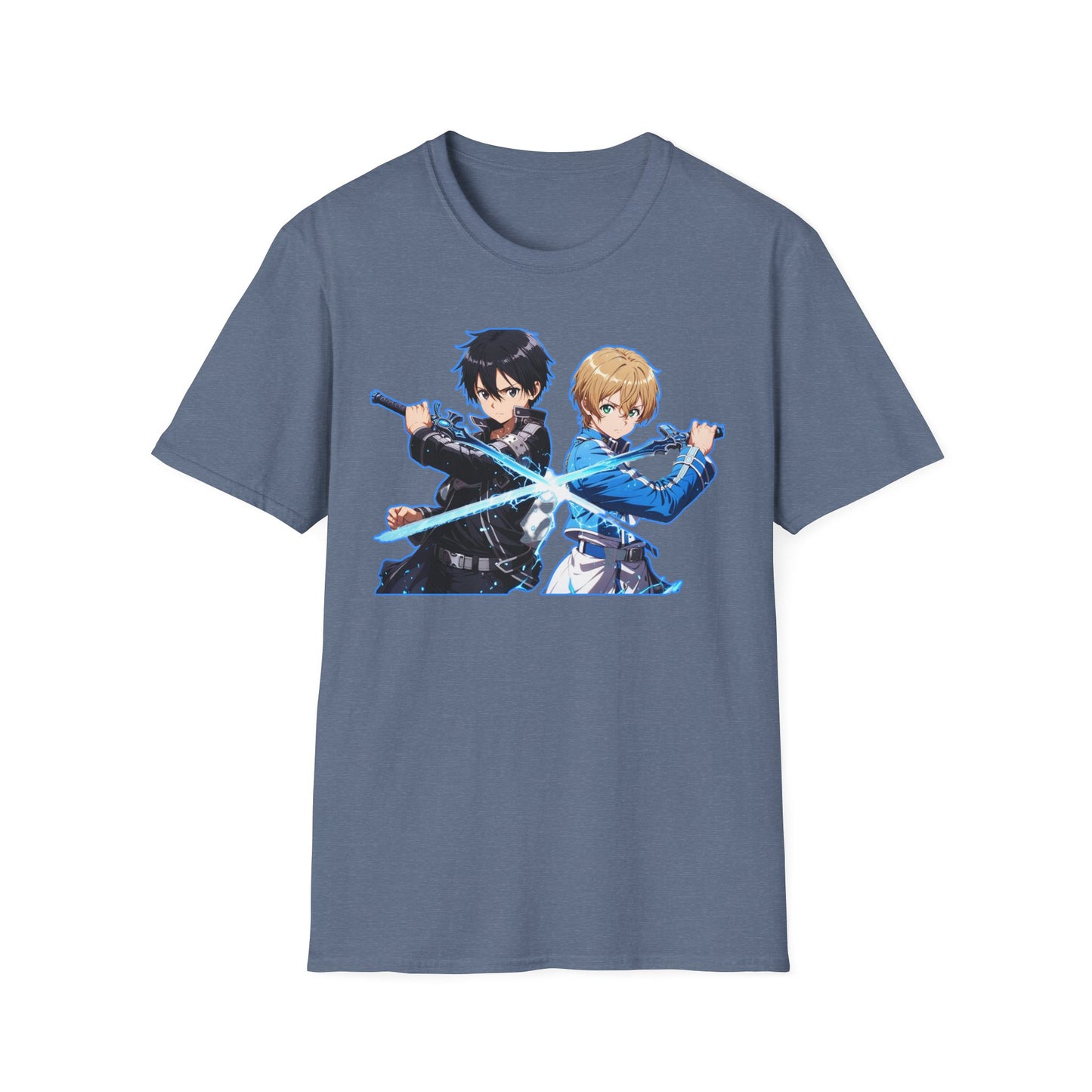Anime-Inspired sao 10 Unisex Softstyle T-Shirt, Casual Wear, Gift for Otaku, Birthday Present, Soft Graphic Tee