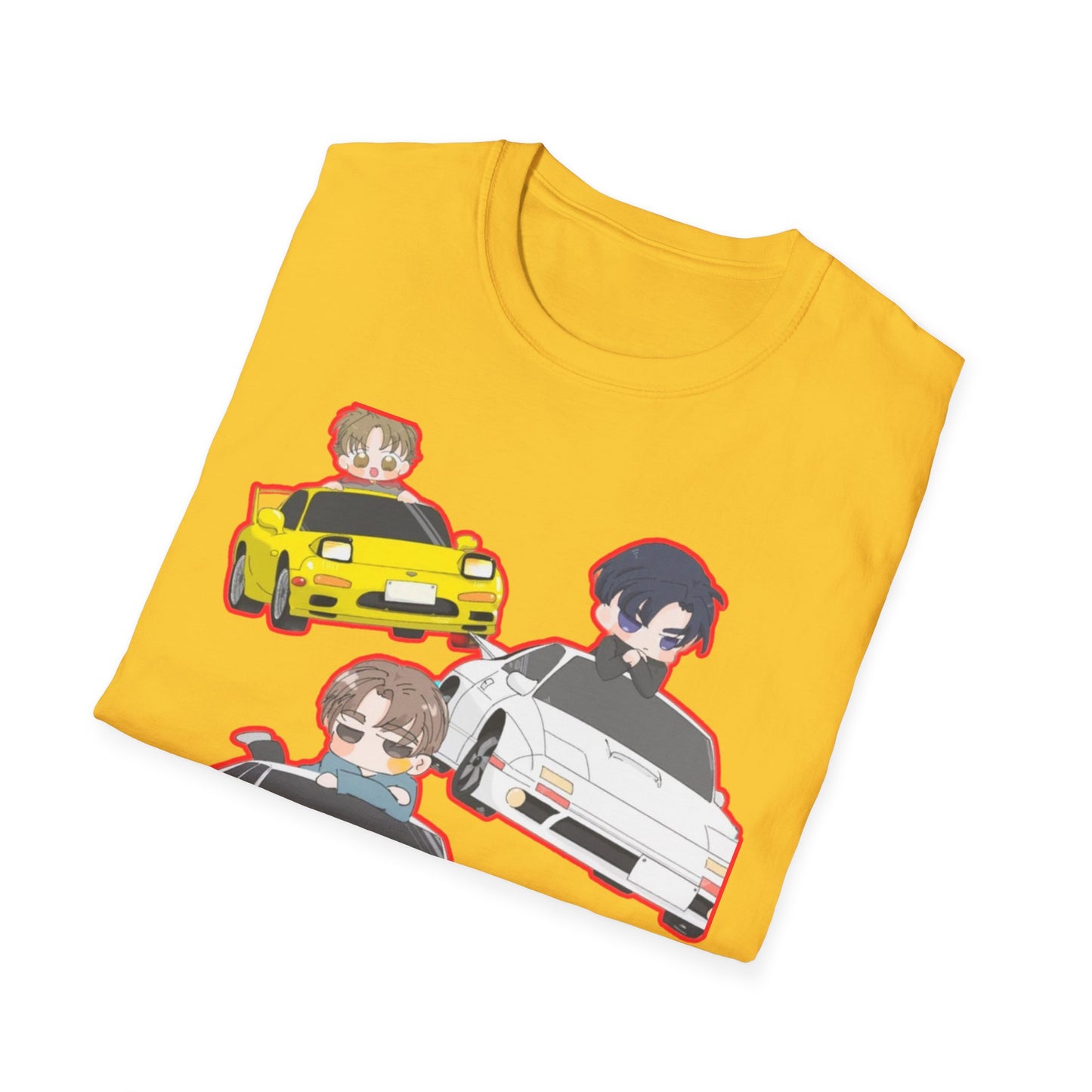 Anime Car initial D 2 Enthusiast T-Shirt, Cool Graphic Tee, Unisex Design, Perfect Gift for Gamers, Casual Streetwear, Fun Summer Shirt