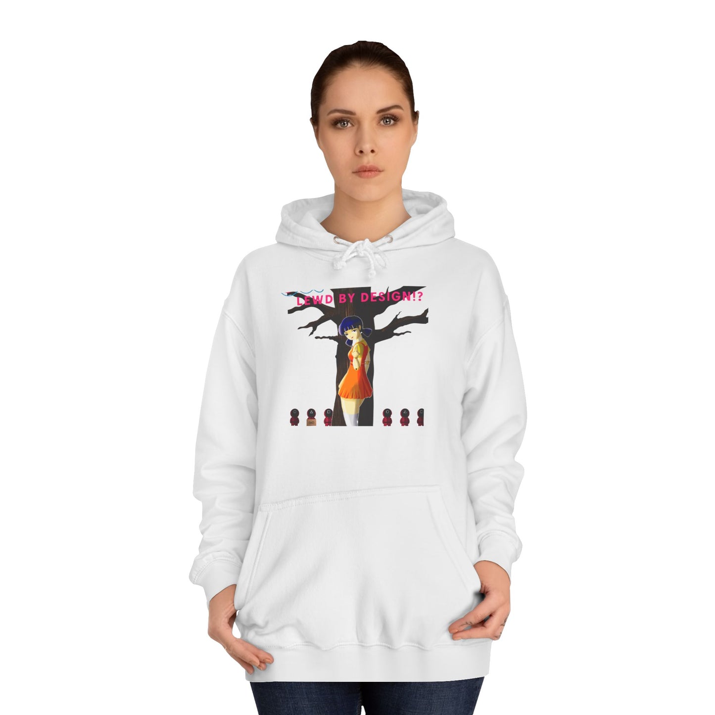 Trendy Anime College Hoodie, Cozy Unisex Sweatshirt, Perfect Gift for Students, Casual Streetwear, Unique Graphic Pullover