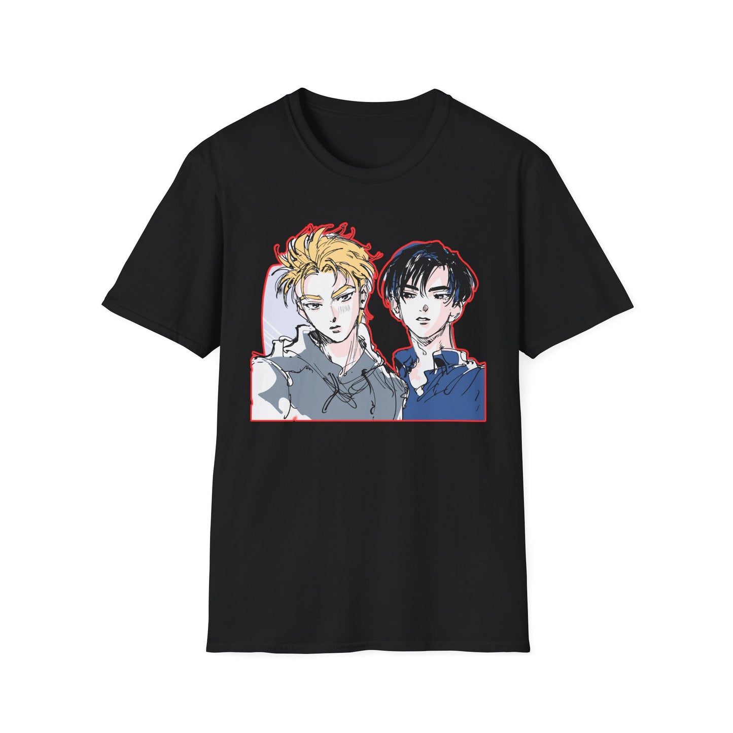 Anime-Inspired initial D 13 Unisex Softstyle T-Shirt, Stylish Graphic Tee, Casual Wear, Gift for Anime Lovers, Everyday Fashion