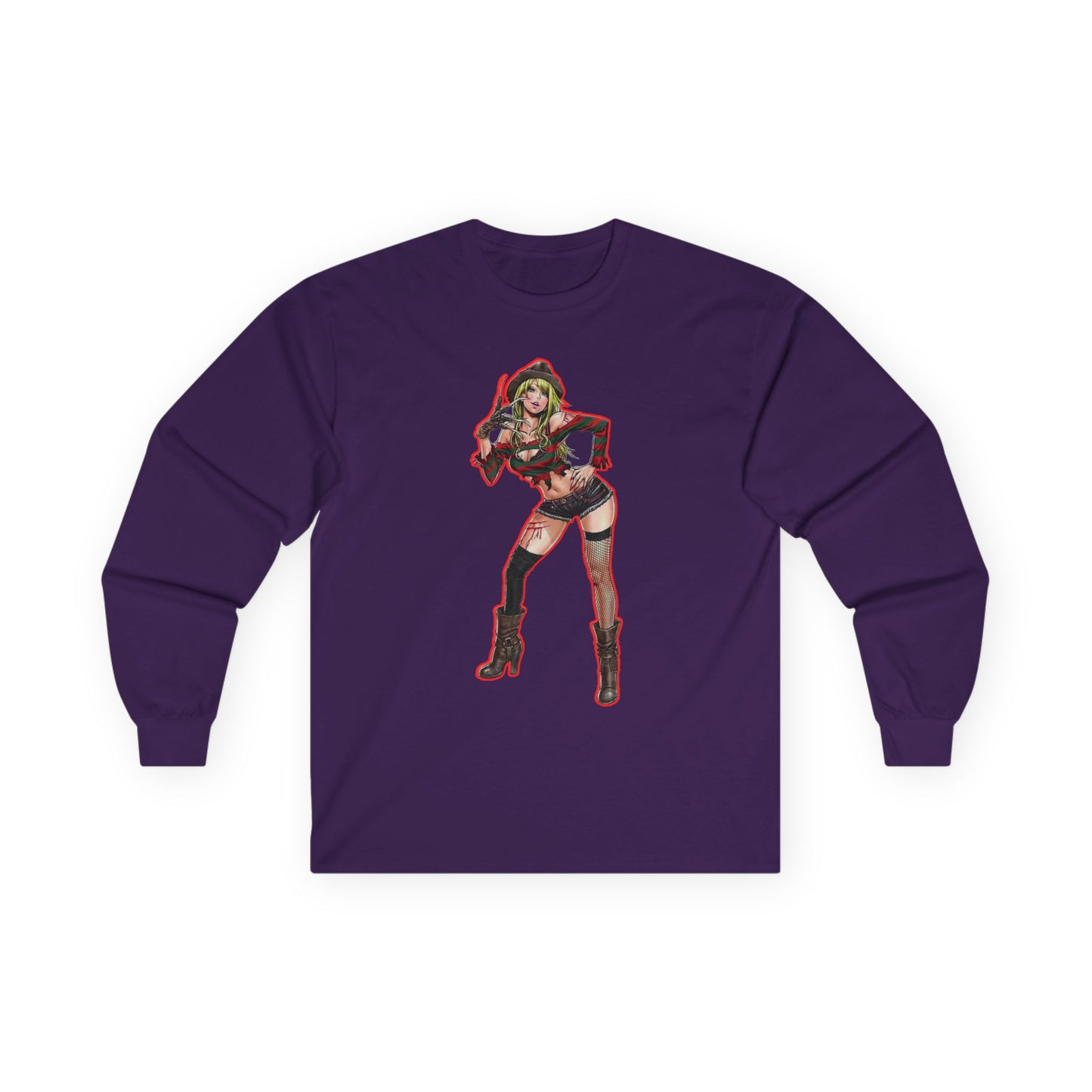 Trendy spooky season masters of horror 2Graphic Tee, Stylish Long Sleeve Shirt, Perfect Gift for Comic Fans, Everyday Casual Wear, Unique Costume Apparel