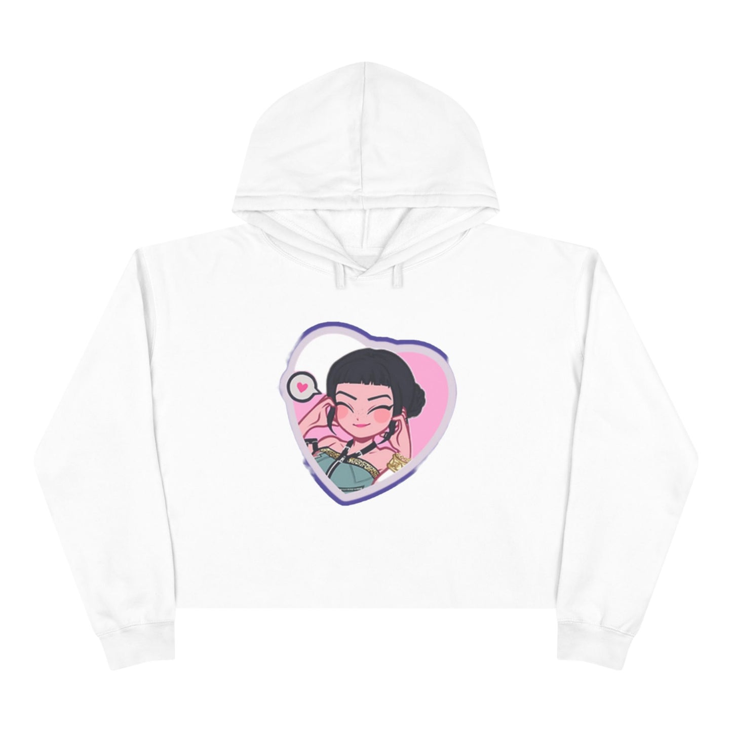 Idol style 2 Crop Hoodie, Stylish Casual Wear, Gift for Anime Fans, Perfect for Parties & Events, Unique Trendy Apparel