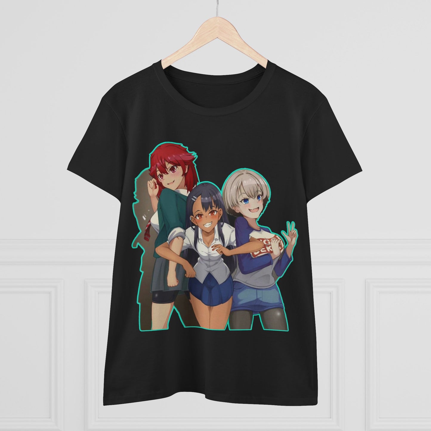 Anime-Inspired Tomo chan is a girl Women's Cotton Tee, Casual Graphic Shirt, Cosplay Tee, Gift for Anime Fans, Cute Manga Shirt