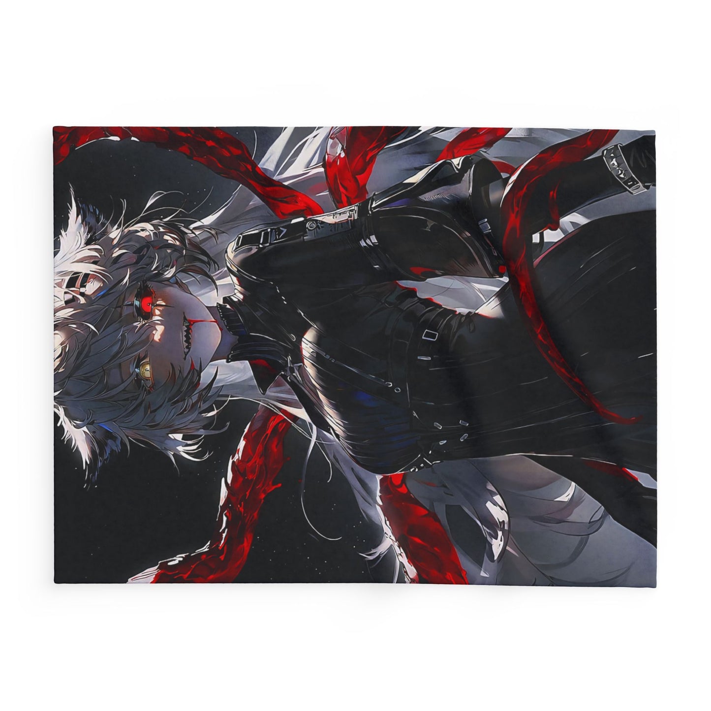 Arctic Fleece Blanket Tokyo ghoul style 3featuring Dramatic Fantasy Artwork, Cozy Throw for Home Decor, Gift for Anime Fans, Halloween Decor, Soft Plush [...]