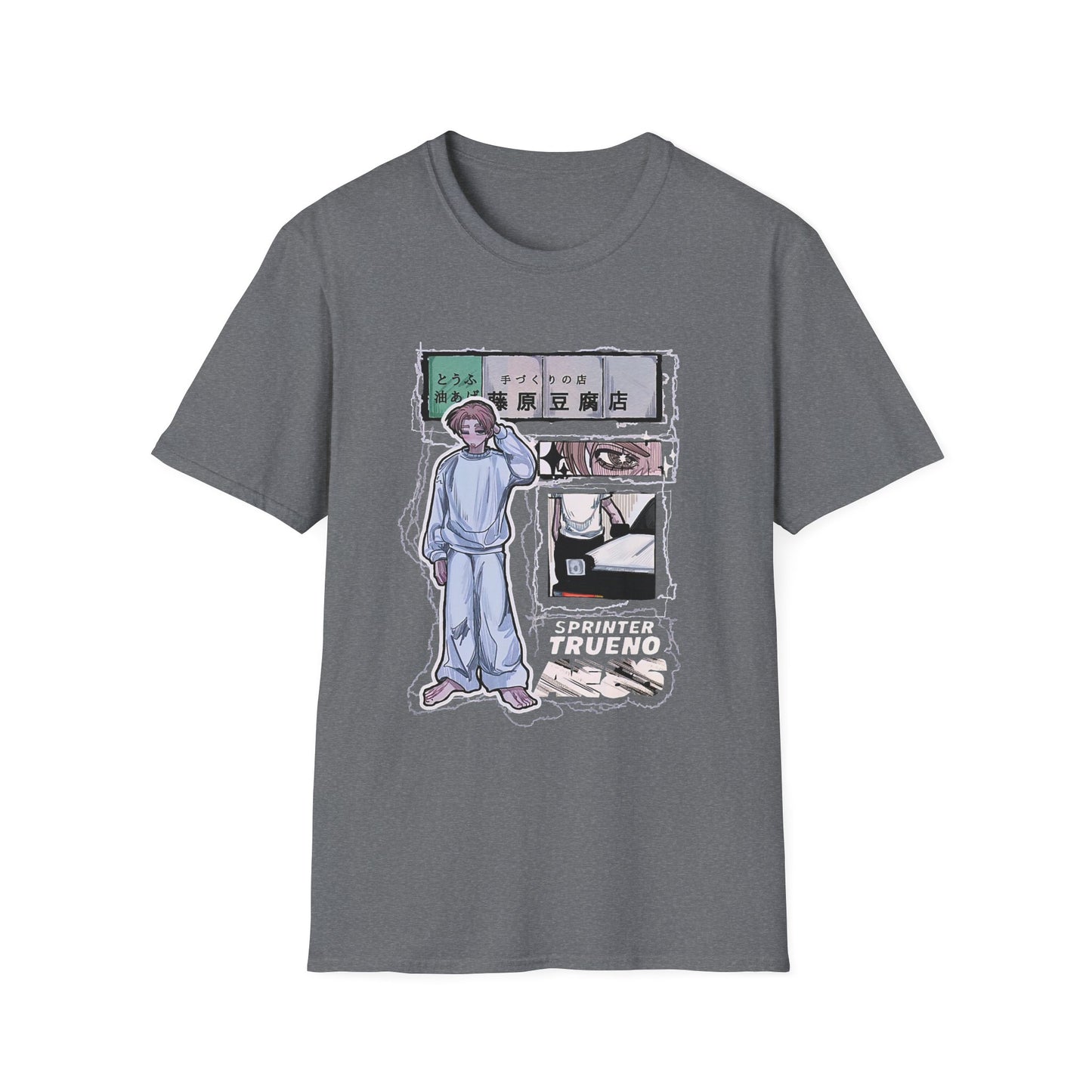 Whimsical Artistic initial D 10 Unisex Softstyle T-Shirt, Casual Wear, Graphic Tee, Creative Gift, Everyday Fashion, Unique Art Top