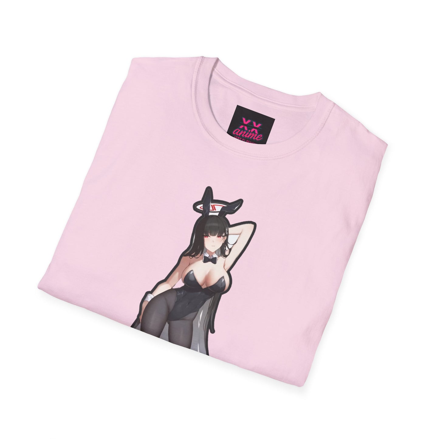Anime-Inspired Witchy lewd bunny 2 T-Shirt: Spooky Season Vibe, Perfect for Comic Con, Halloween Party, or Casual Wear, Unisex Softstyle Tee, [...]