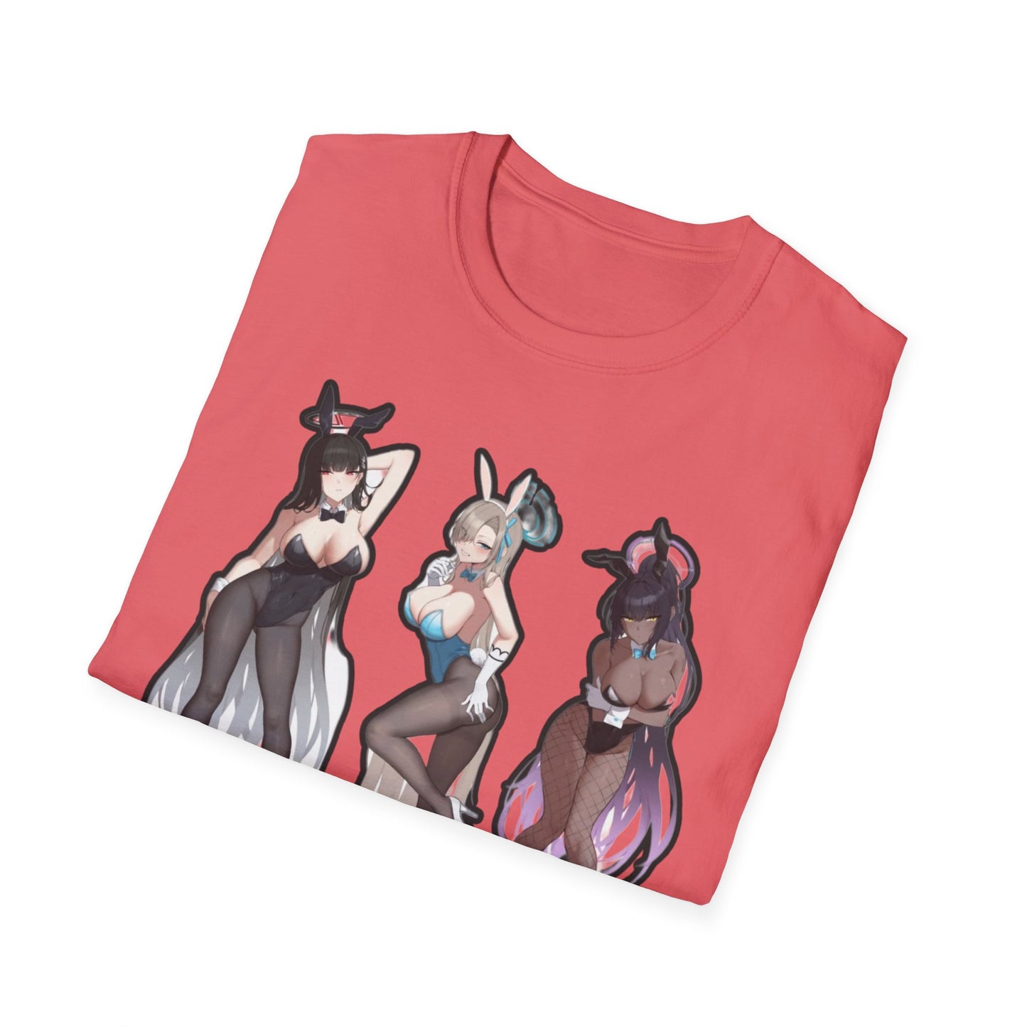 Anime-Inspired lewd bunny Unisex Softstyle T-Shirt, Cute Anime Art Tee, Casual Streetwear, Geeky Gift for Him/Her, Halloween Party Top, Graphic [...]