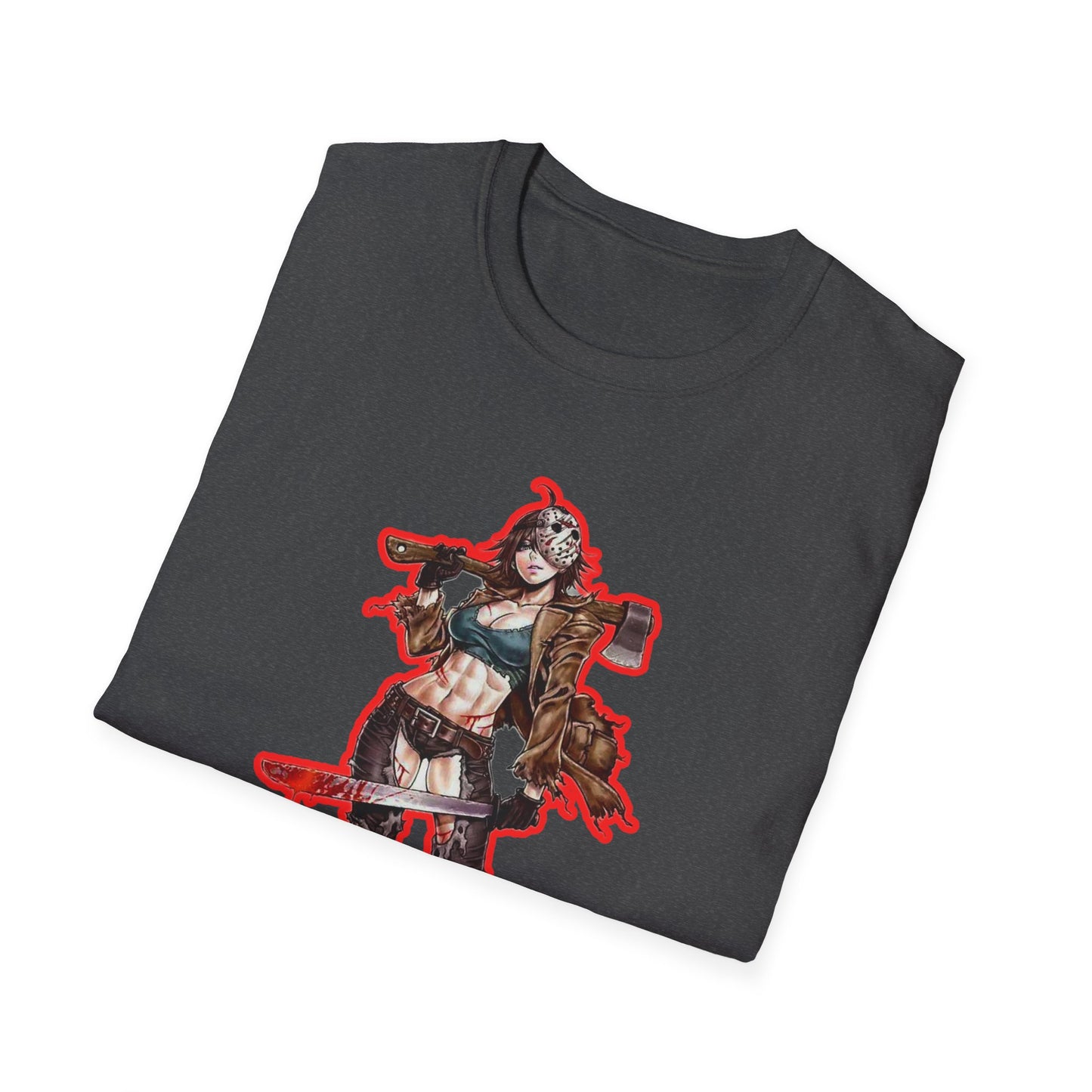 Anime-Inspired spooky season masters of horror 2Unisex Softstyle T-Shirt, Casual Top for Anime Lovers, Perfect Gift for Birthdays, Conventions, Cosplay, Fashion Statement
