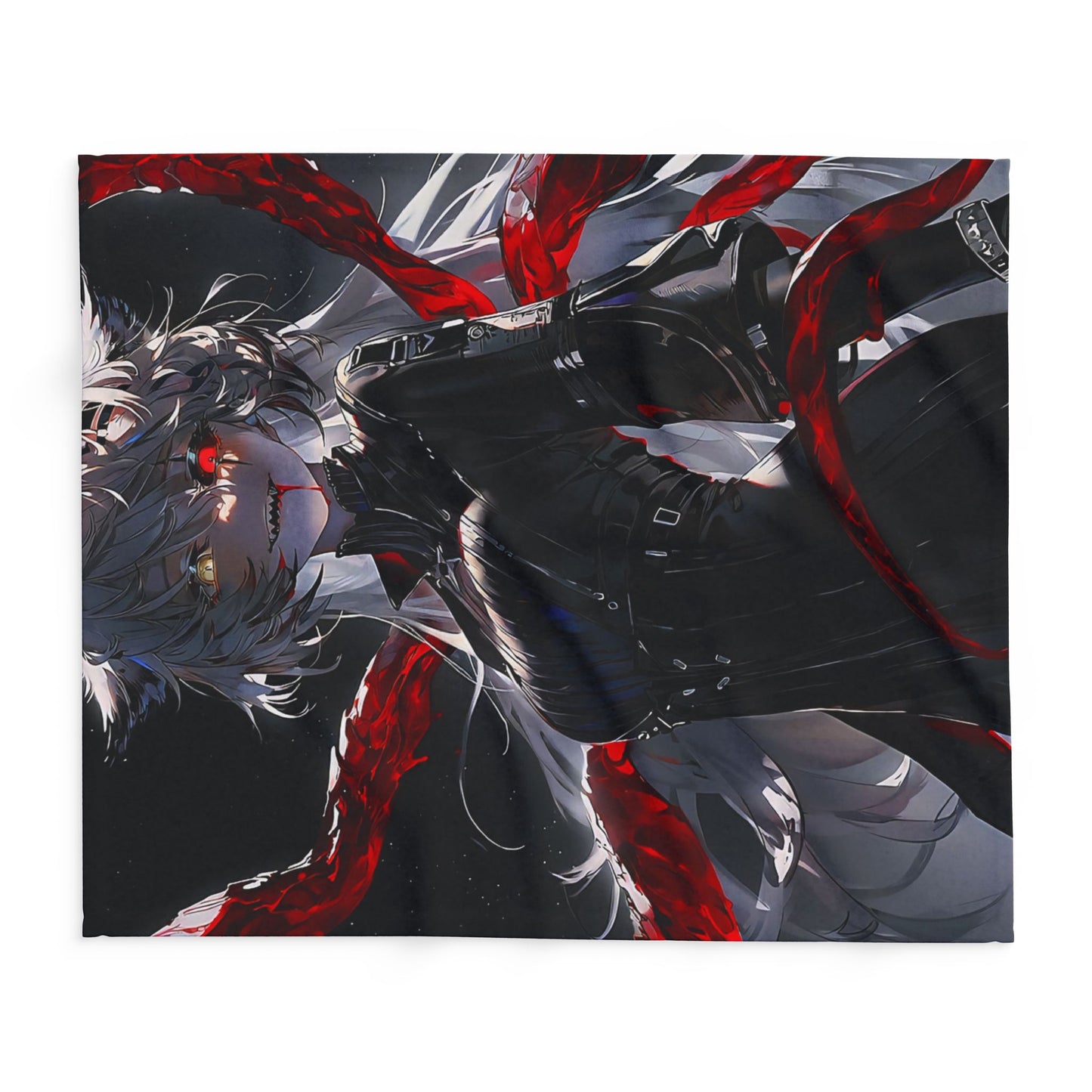 Arctic Fleece Blanket Tokyo ghoul style 3featuring Dramatic Fantasy Artwork, Cozy Throw for Home Decor, Gift for Anime Fans, Halloween Decor, Soft Plush [...]