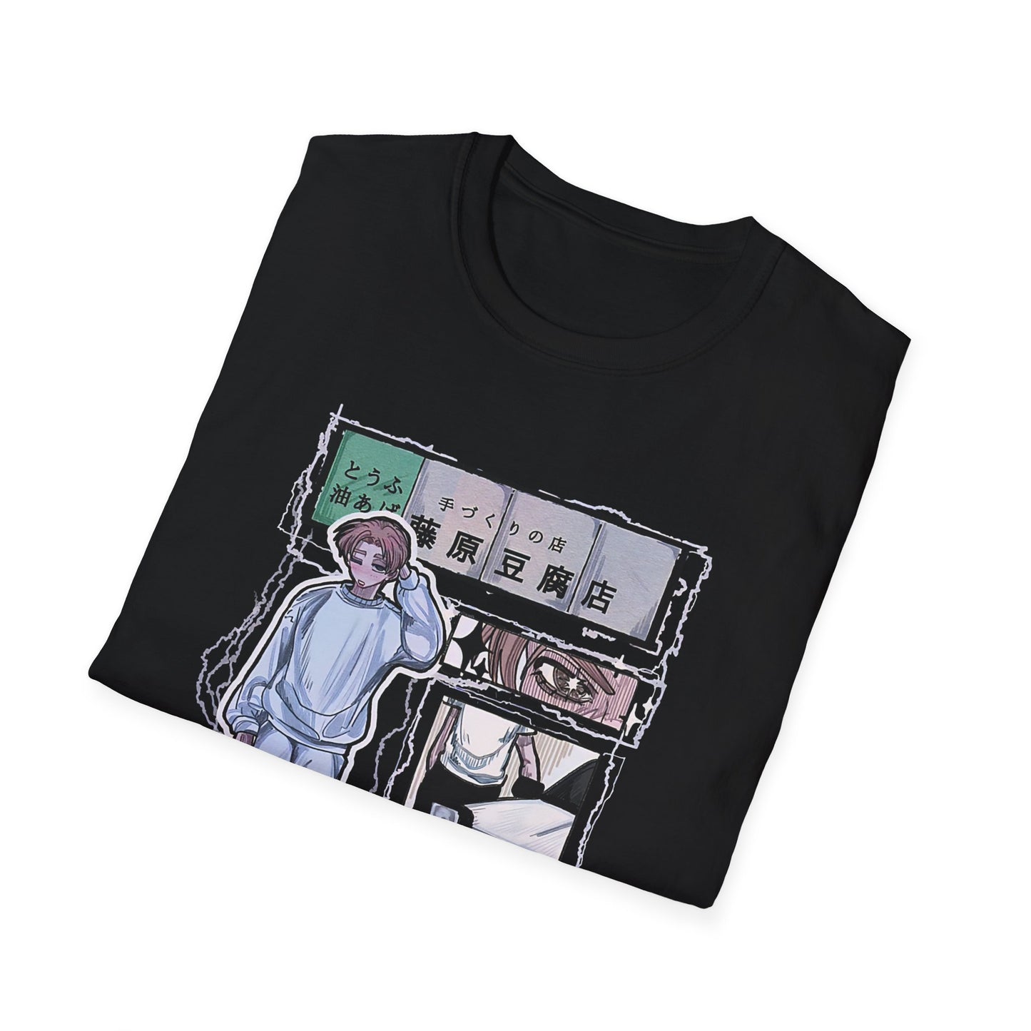 Whimsical Artistic initial D 10 Unisex Softstyle T-Shirt, Casual Wear, Graphic Tee, Creative Gift, Everyday Fashion, Unique Art Top